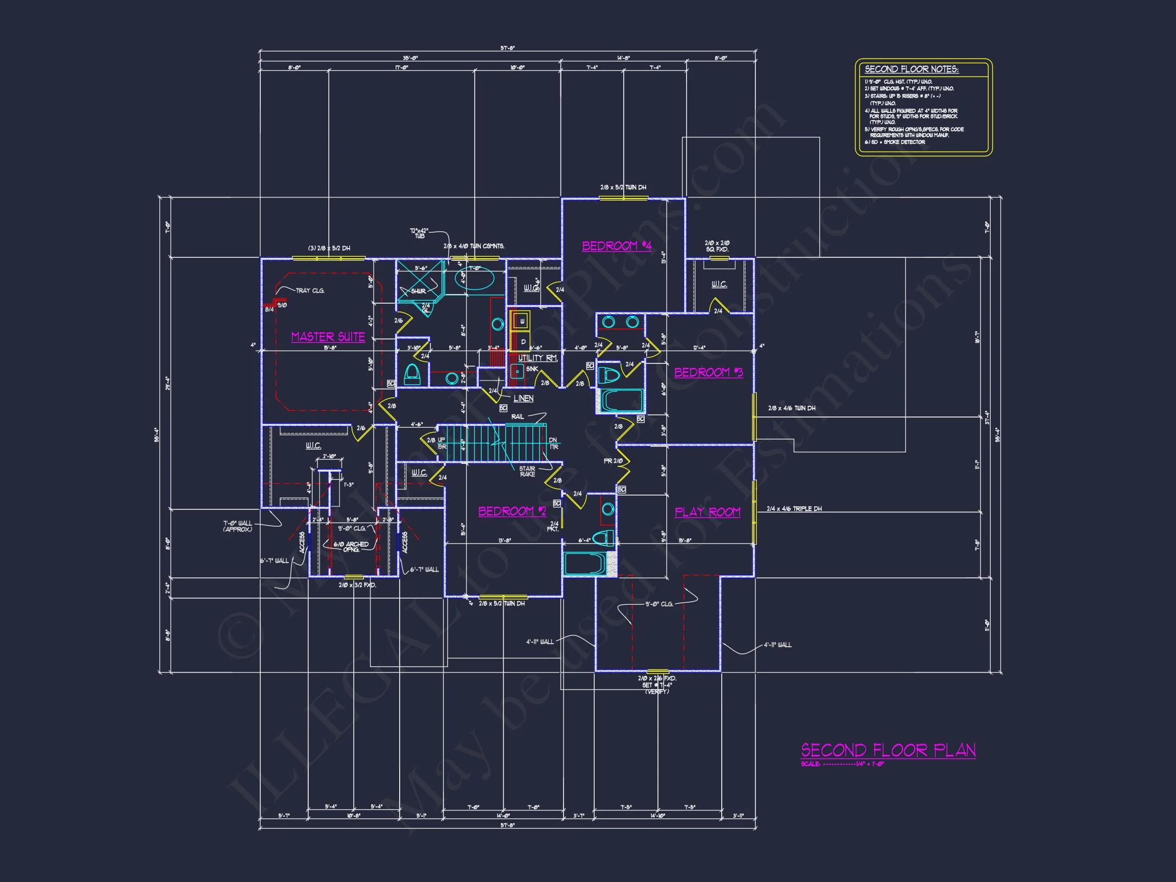 11-1242 HOUSE PLAN - Elegant House Plan with Detailed Blueprint Designs and CAD Architecture 13 Elegant house Plan with Detailed Blueprint Designs and CAD Architecture