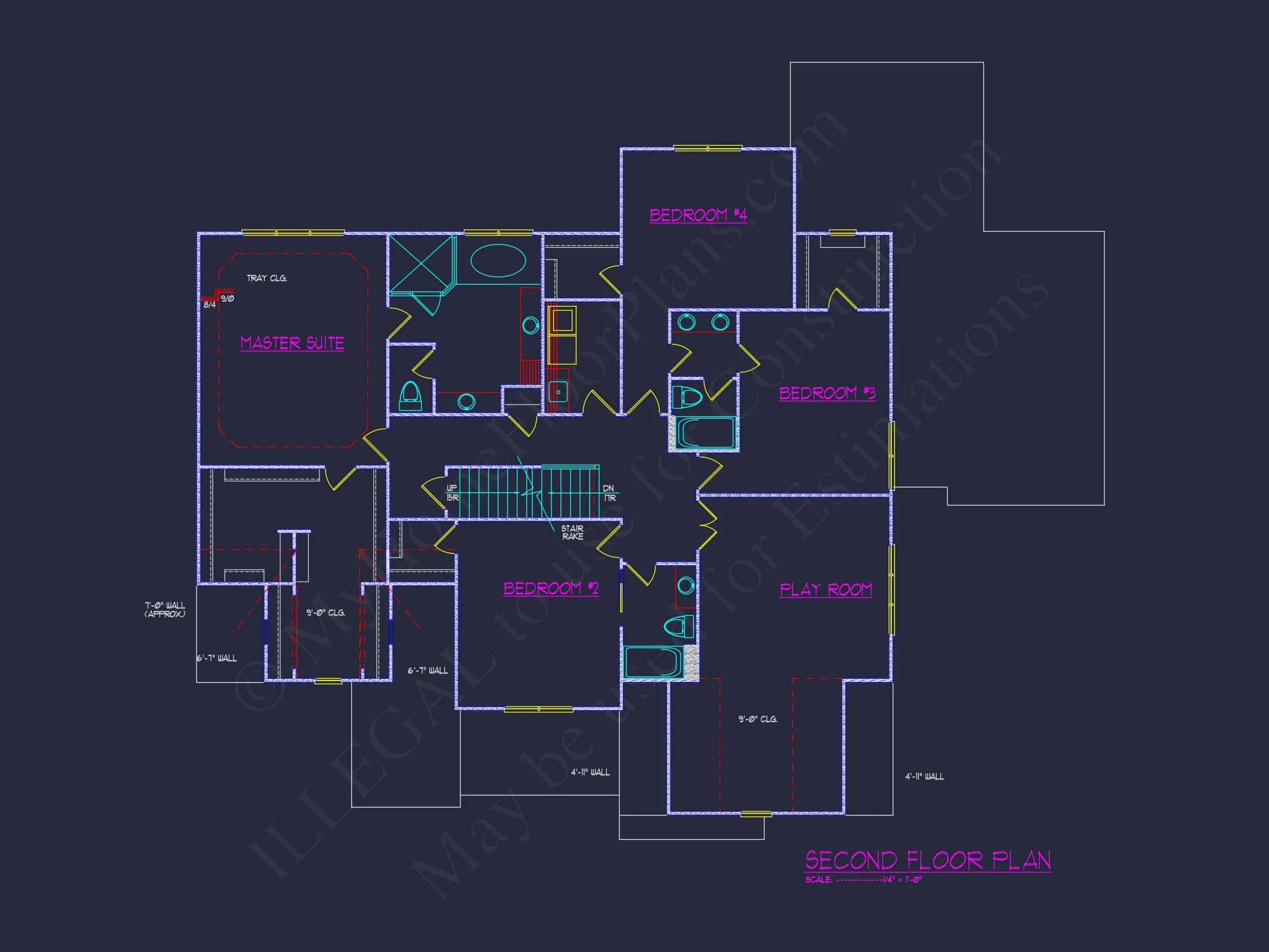 11-1242 HOUSE PLAN - Elegant House Plan with Detailed Blueprint Designs and CAD Architecture 7 Elegant house Plan with Detailed Blueprint Designs and CAD Architecture