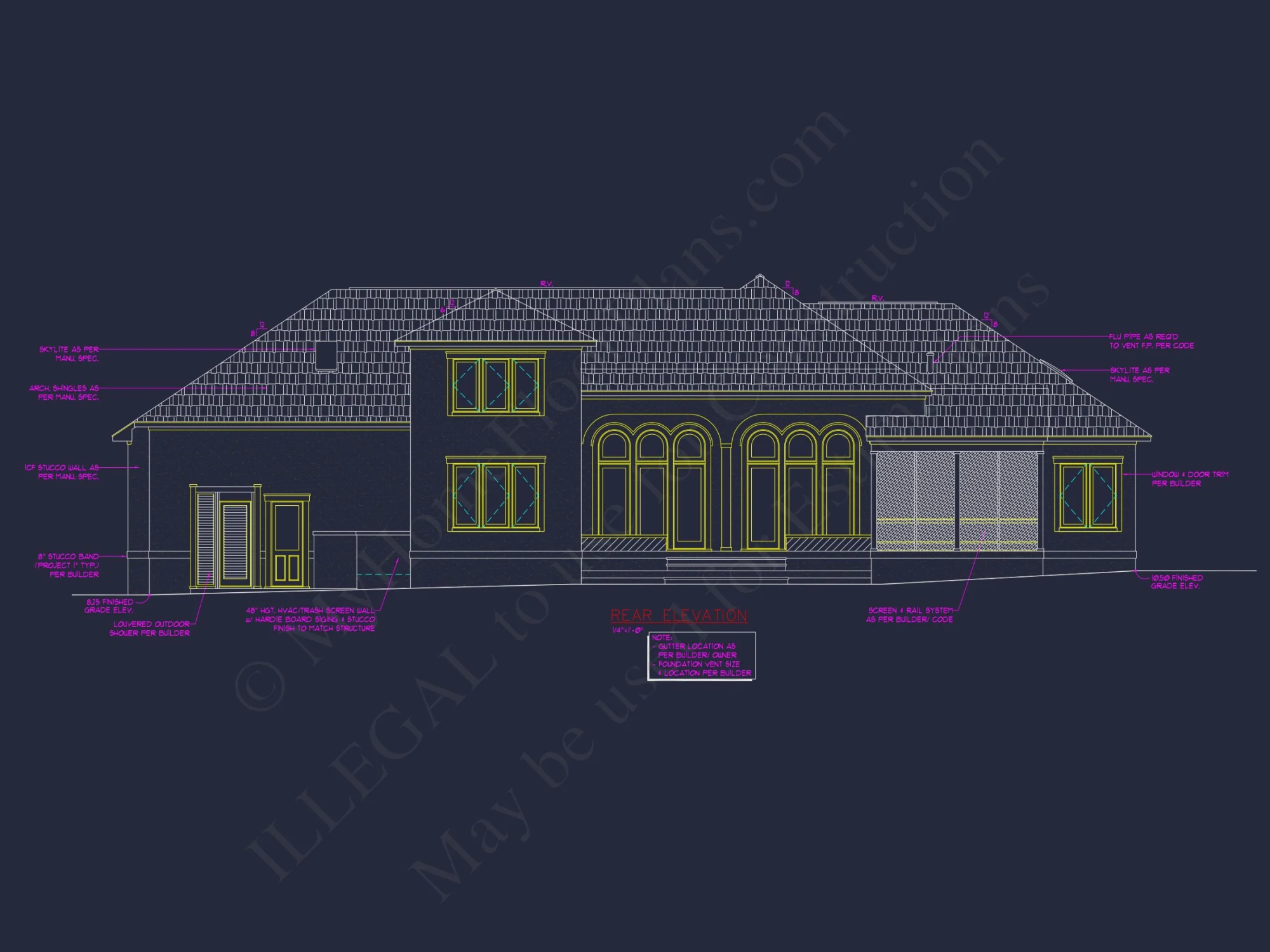 Spacious house Plan with Detailed Floor Plan and CAD Designs