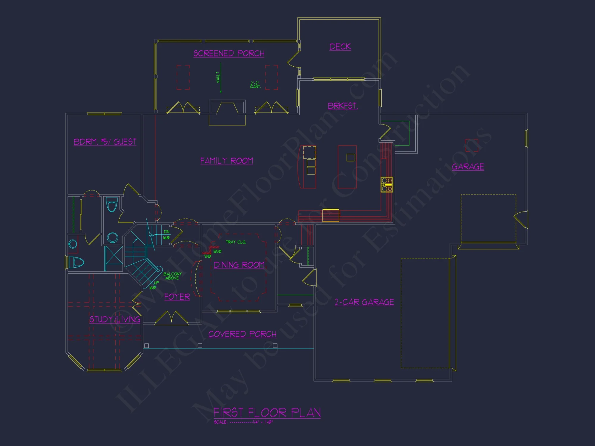 Stunning house Plan with Open Floor Plan and CAD Designs