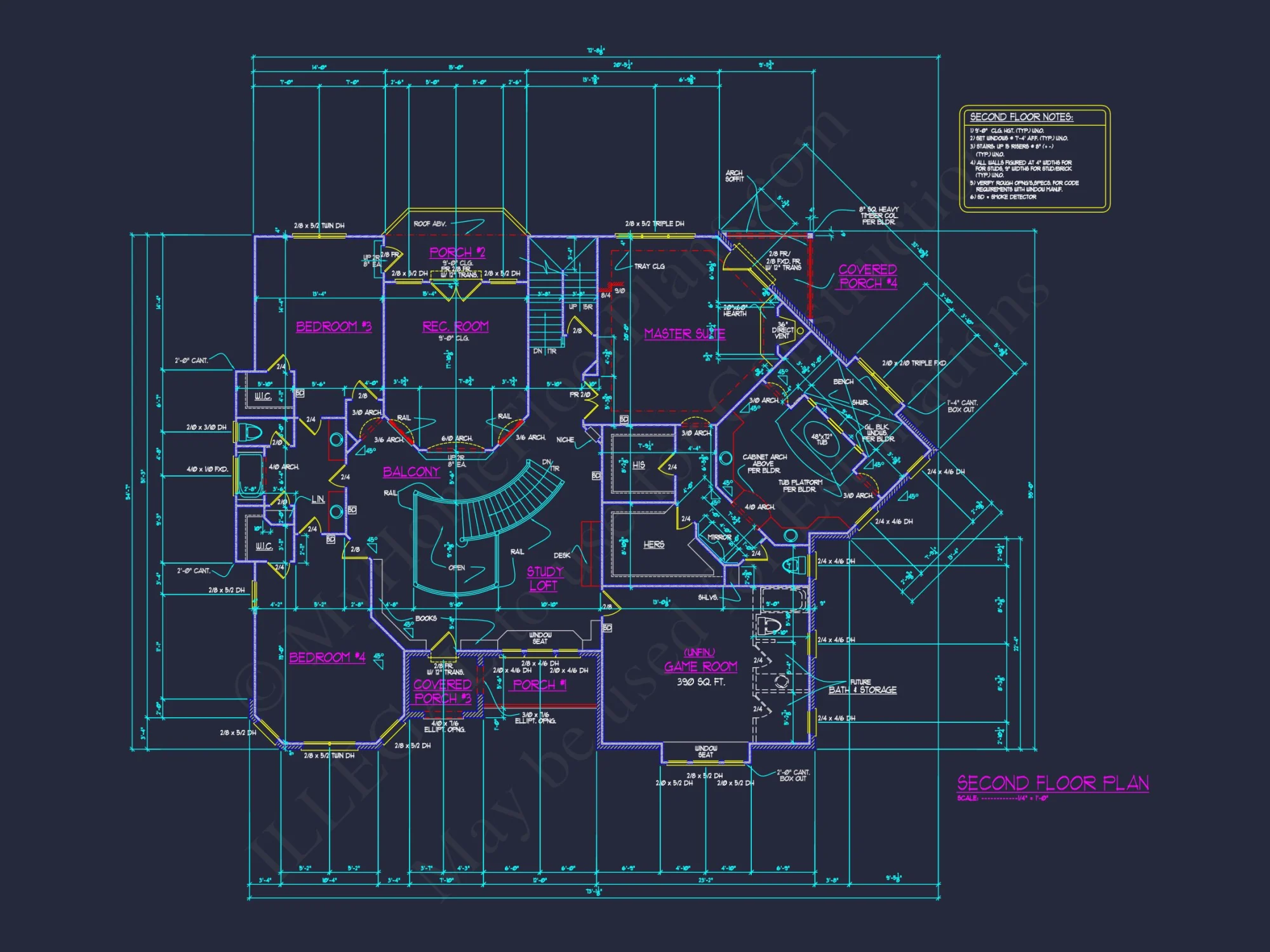 Luxury house Plan with 3 Floors, CAD Designs & Blueprint