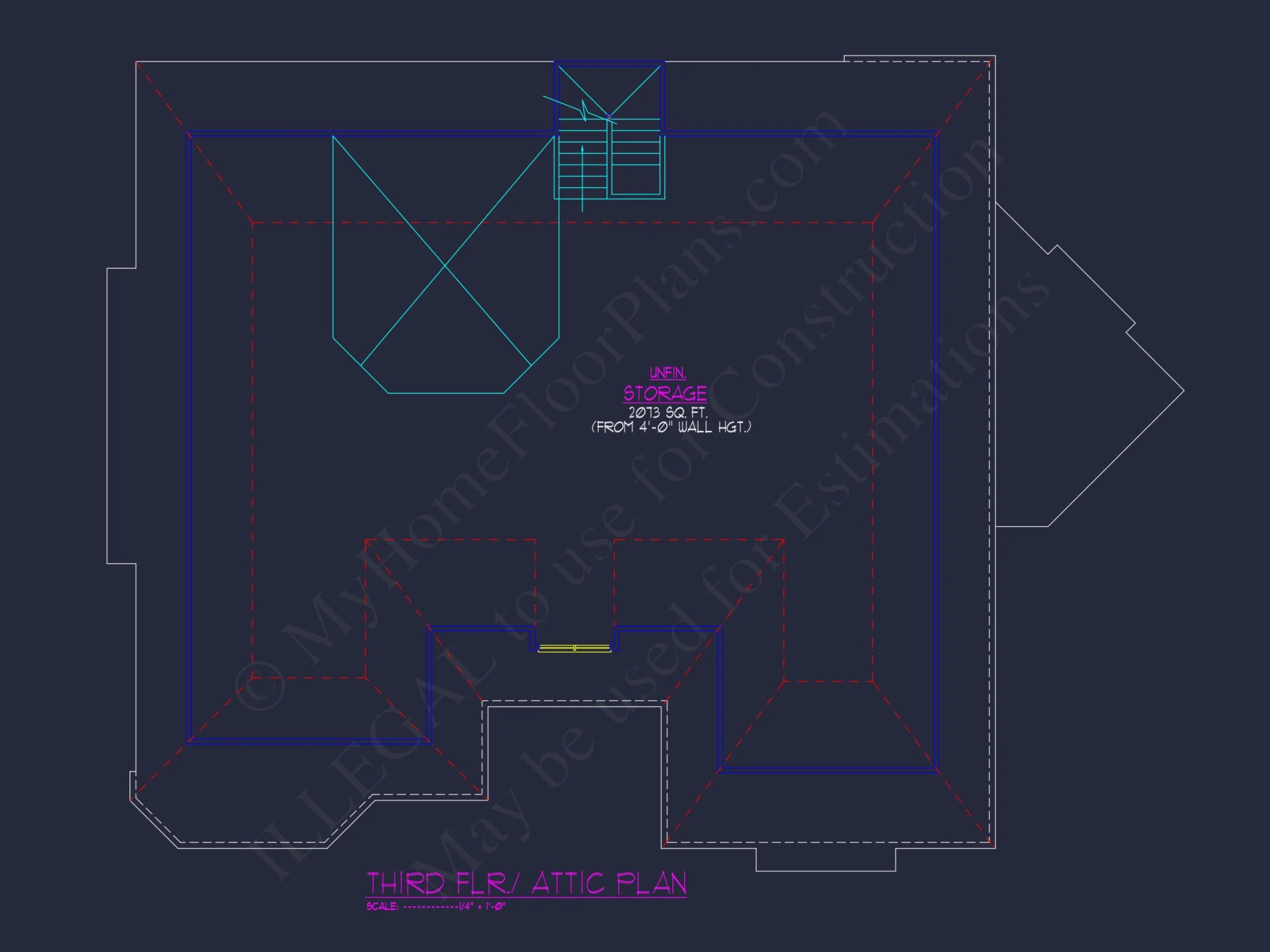 Luxury house Plan with 3 Floors, CAD Designs & Blueprint
