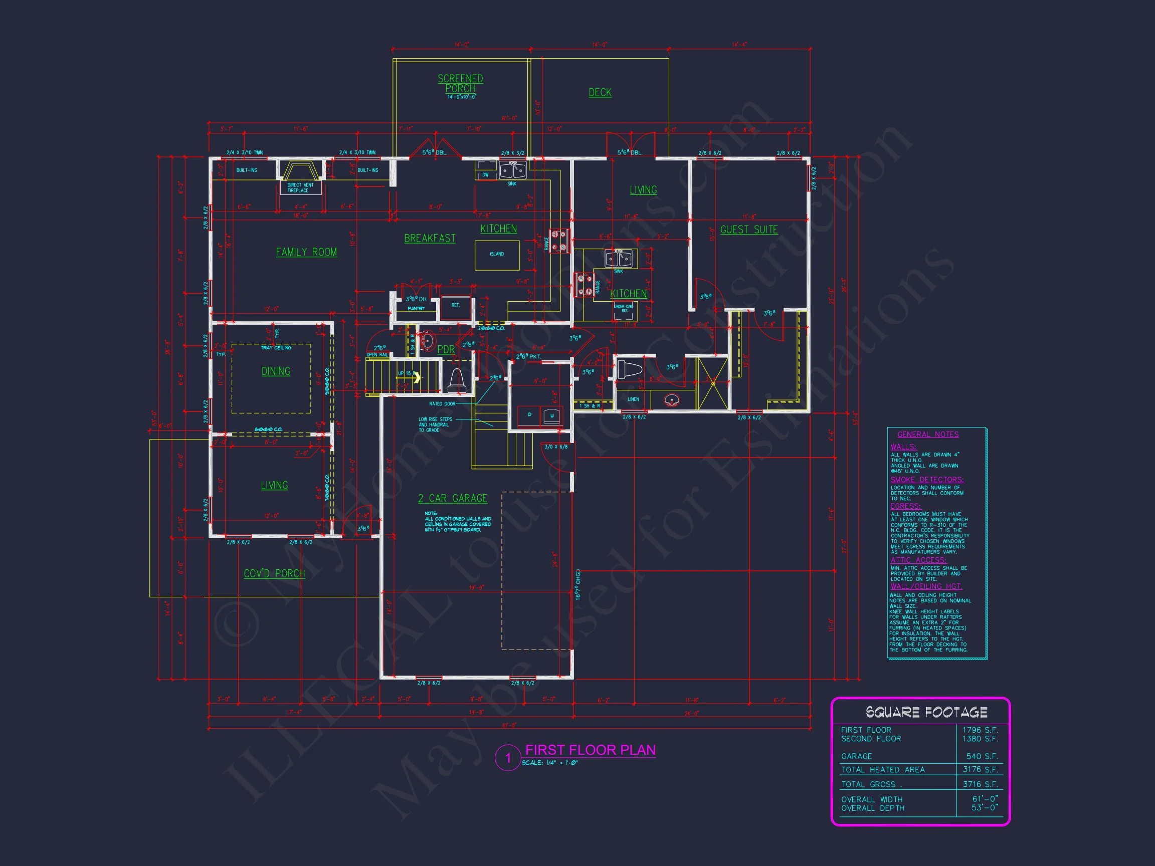 10-1773 HOUSE PLAN - Modern Craftsman House Floor Plan: Detailed CAD & Blueprint Designs 9 Modern Craftsman house Floor Plan: Detailed CAD & Blueprint Designs