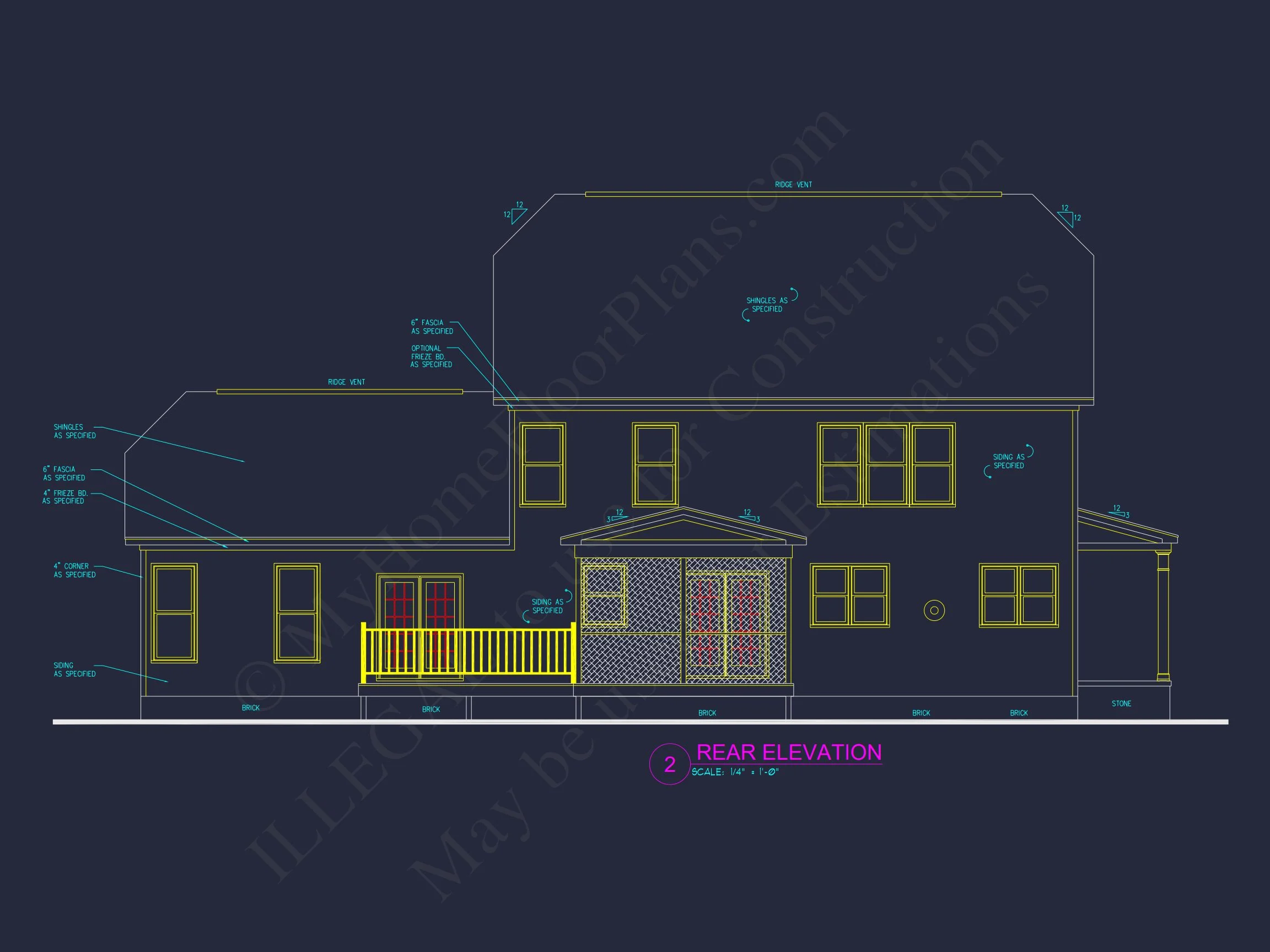 10-1773 HOUSE PLAN - Modern Craftsman House Floor Plan: Detailed CAD & Blueprint Designs 5 Modern Craftsman house Floor Plan: Detailed CAD & Blueprint Designs