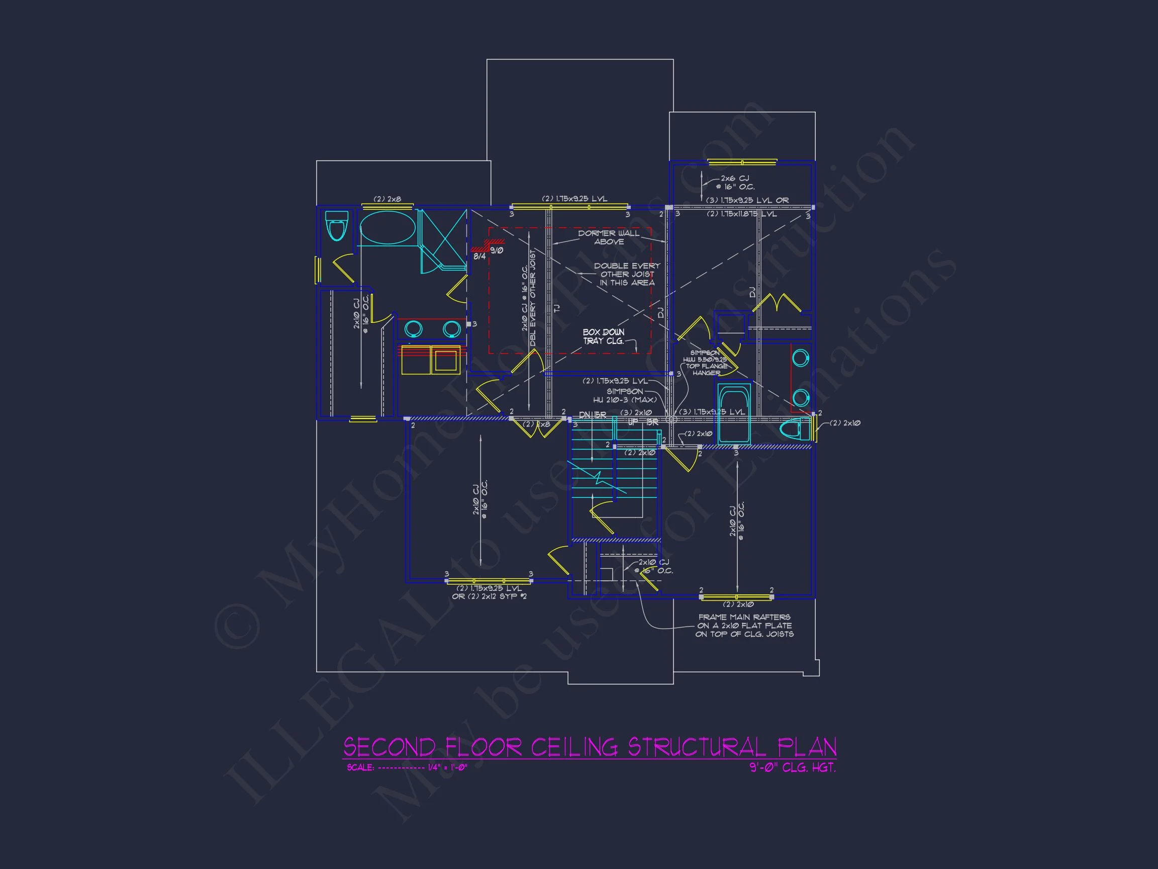 10-1767 HOUSE PLAN - Modern Suburban House Design | 3-Story Blueprint & CAD Plans 15 Modern Suburban house Design