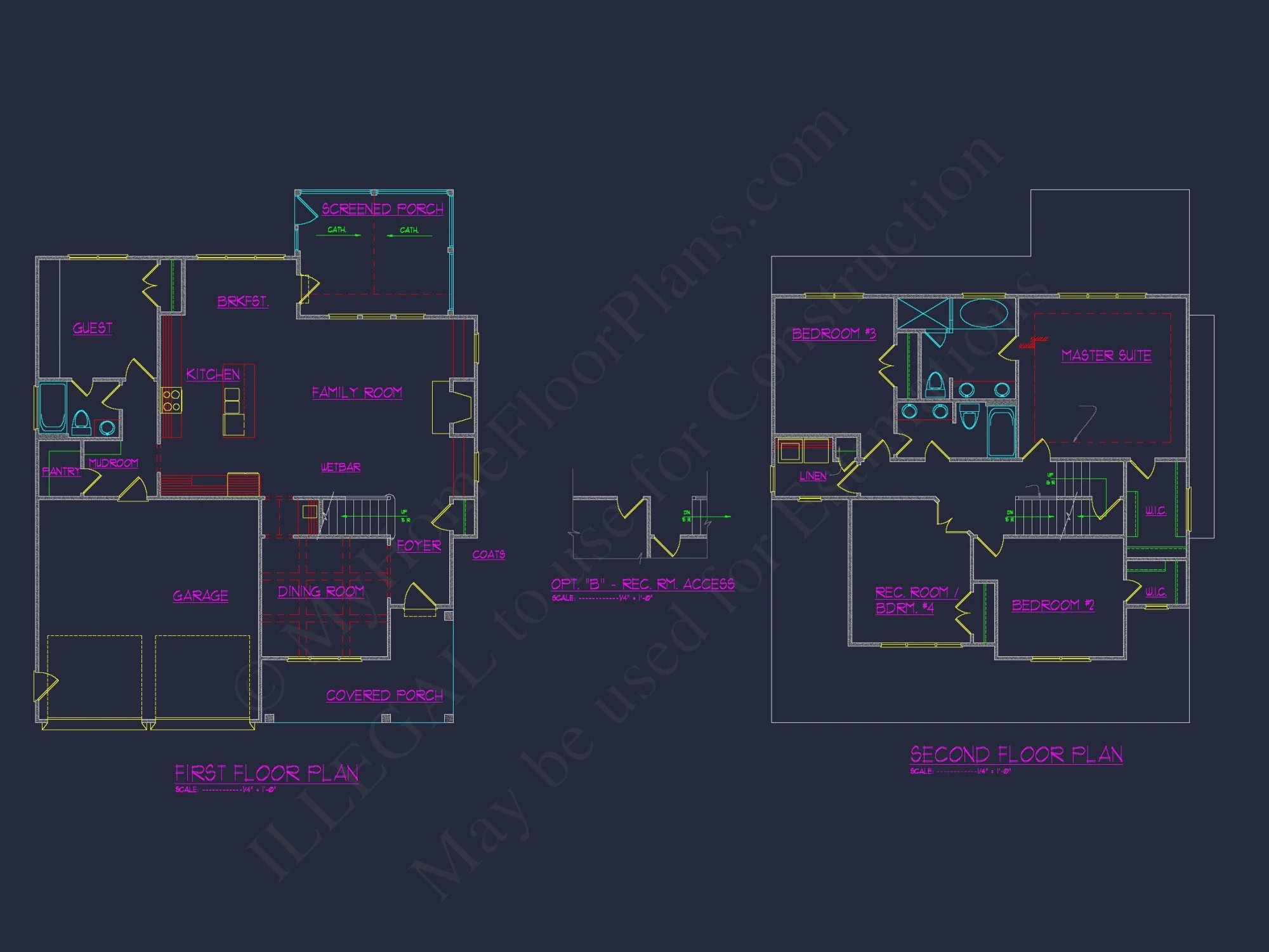 2.5-Floor Craftsman Plan