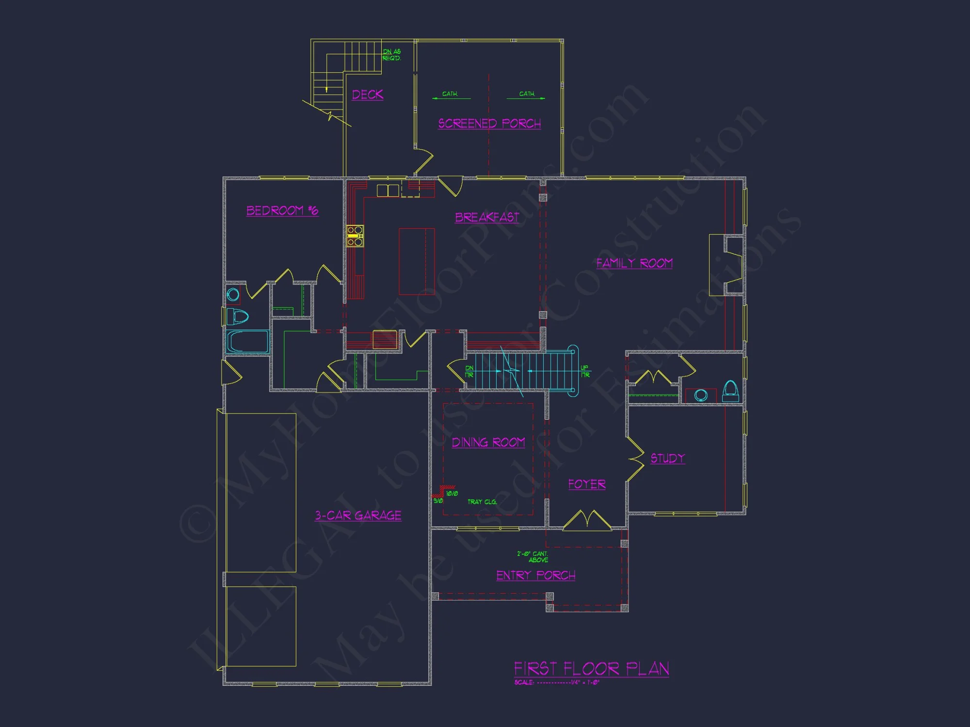 Elegant house Plan with Detailed Blueprints and 2-Story Design
