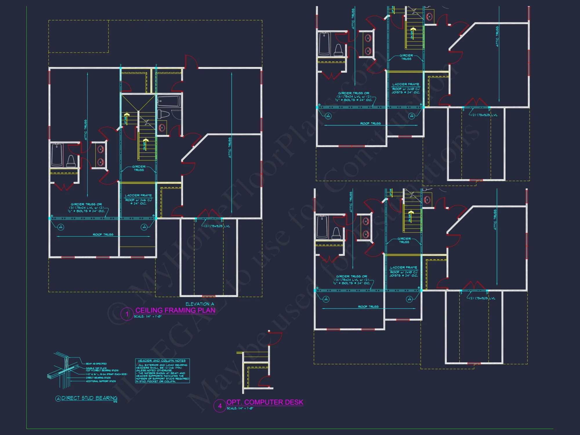 Modern Craftsman house Blueprint with Spacious Layout Design