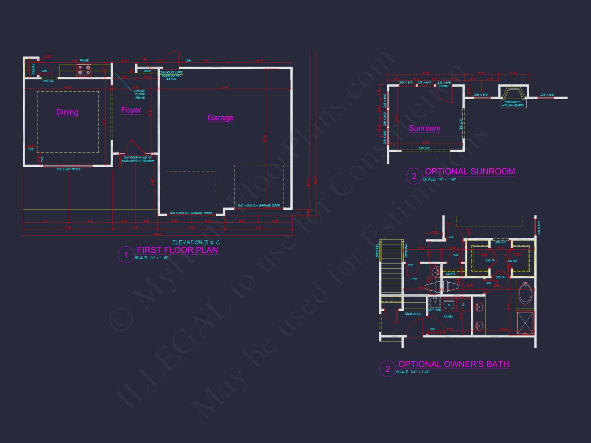 Modern Craftsman house Blueprint with Spacious Layout Design