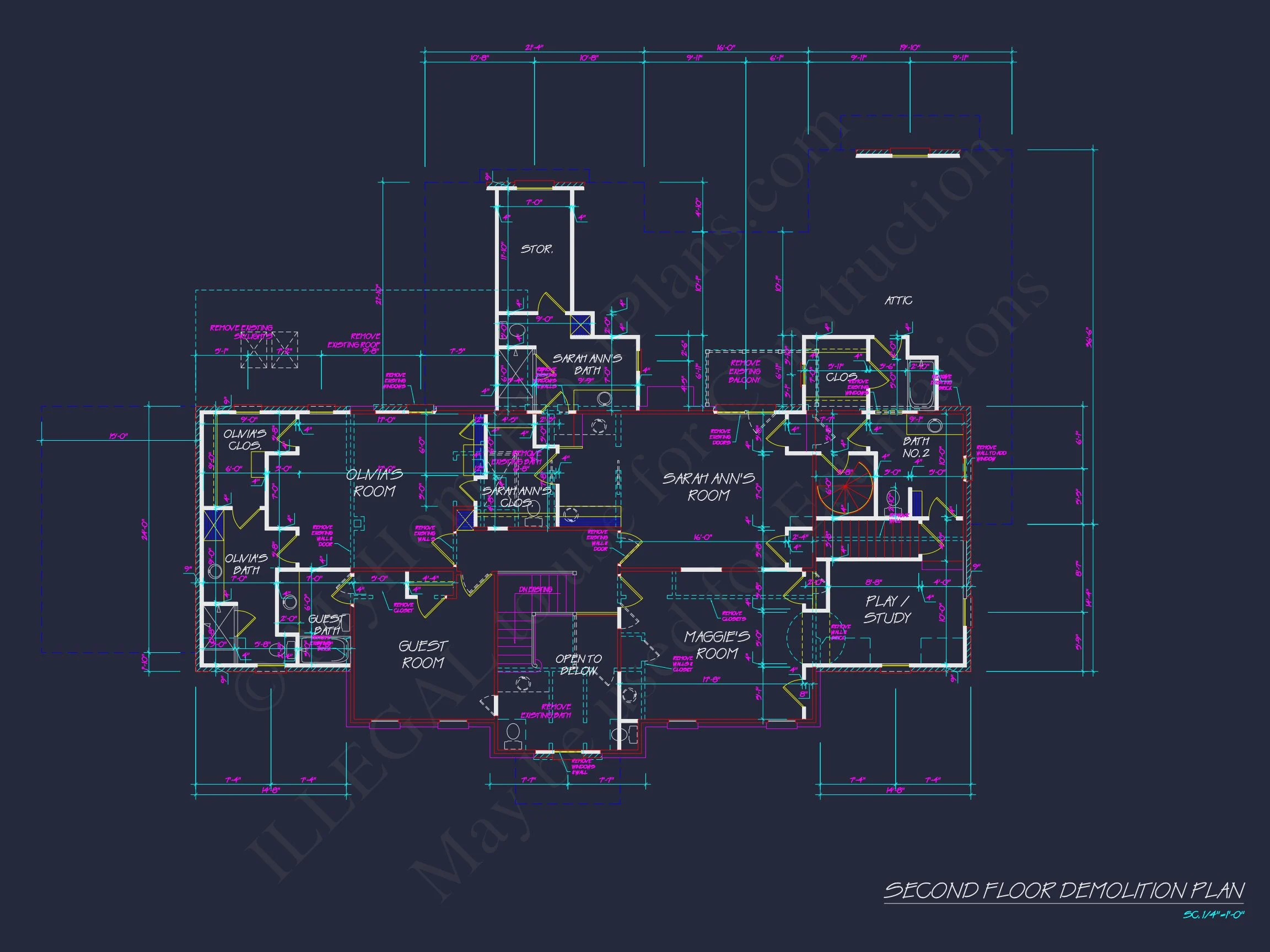 10-1489 HOUSE PLAN - Traditional 2-Story House Plan with 5 Beds, 4 Baths & 3-Car Garage | 5144 SqFt 53 5144 SqFt