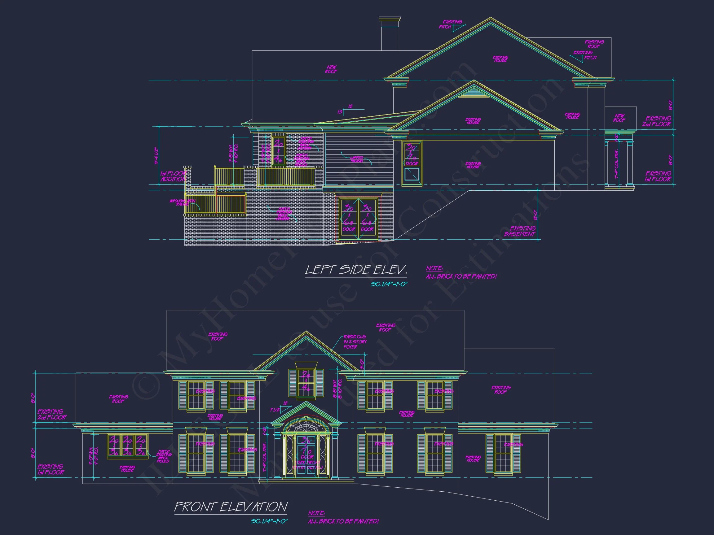 10-1489 HOUSE PLAN - Traditional 2-Story House Plan with 5 Beds, 4 Baths & 3-Car Garage | 5144 SqFt 49 5144 SqFt