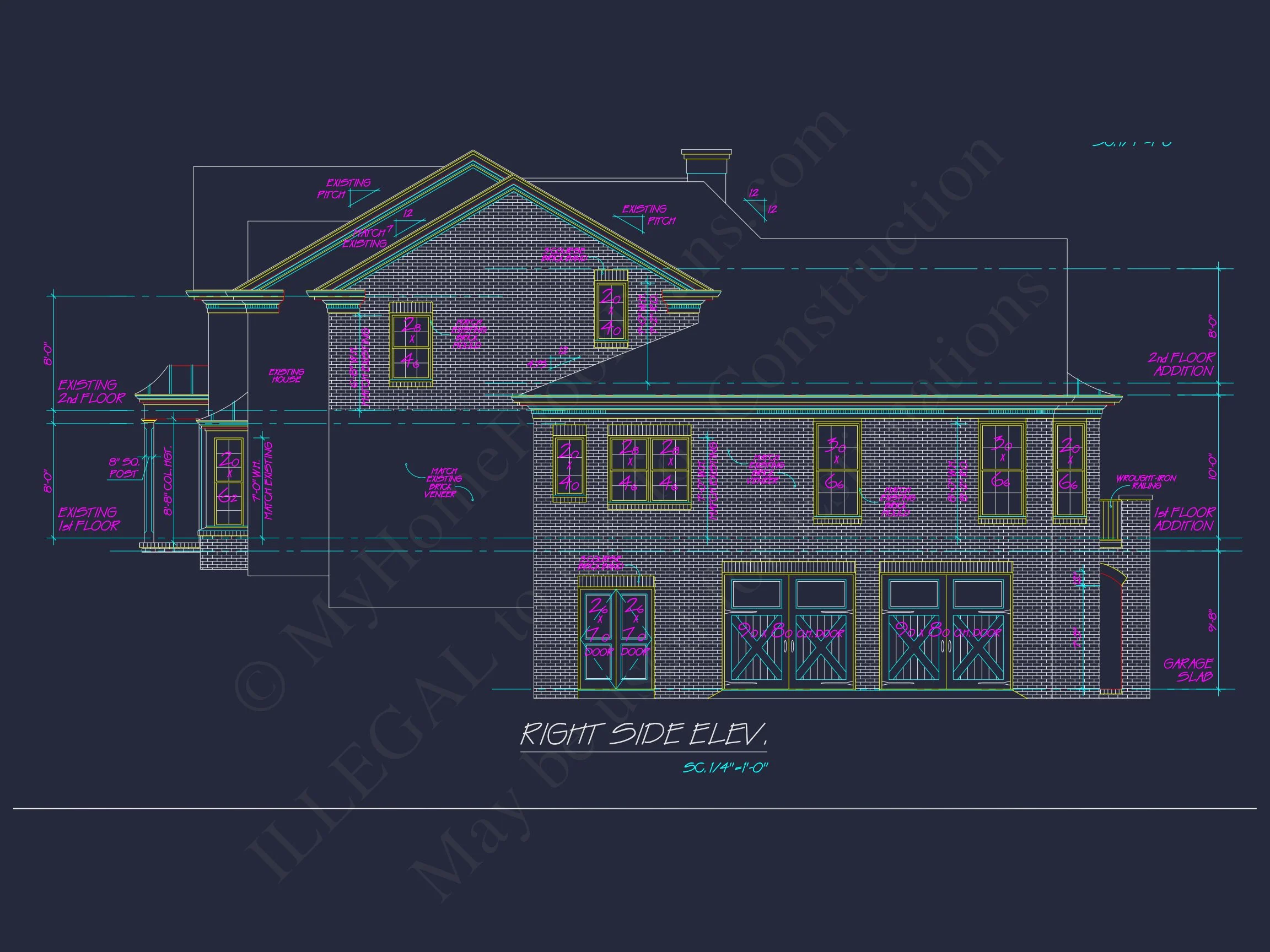 10-1489 HOUSE PLAN - Traditional 2-Story House Plan with 5 Beds, 4 Baths & 3-Car Garage | 5144 SqFt 35 5144 SqFt