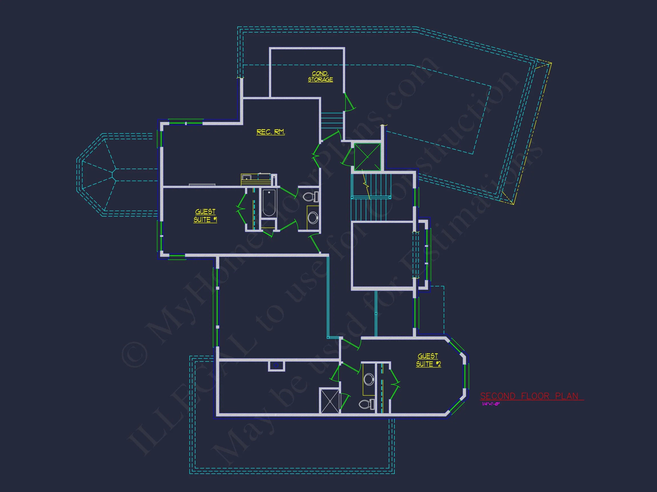 10-1460 HOUSE PLAN - Traditional 2-Story House Plan & Blueprint (3790 Sq Ft) 7 Traditional 2-Story house Plan & Blueprint (3790 Sq Ft)
