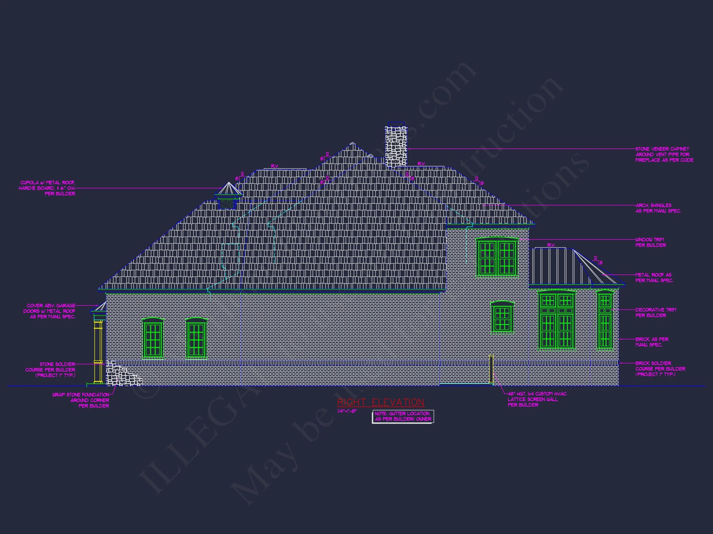 10-1460 HOUSE PLAN - Traditional 2-Story House Plan & Blueprint (3790 Sq Ft) 5 Traditional 2-Story house Plan & Blueprint (3790 Sq Ft)