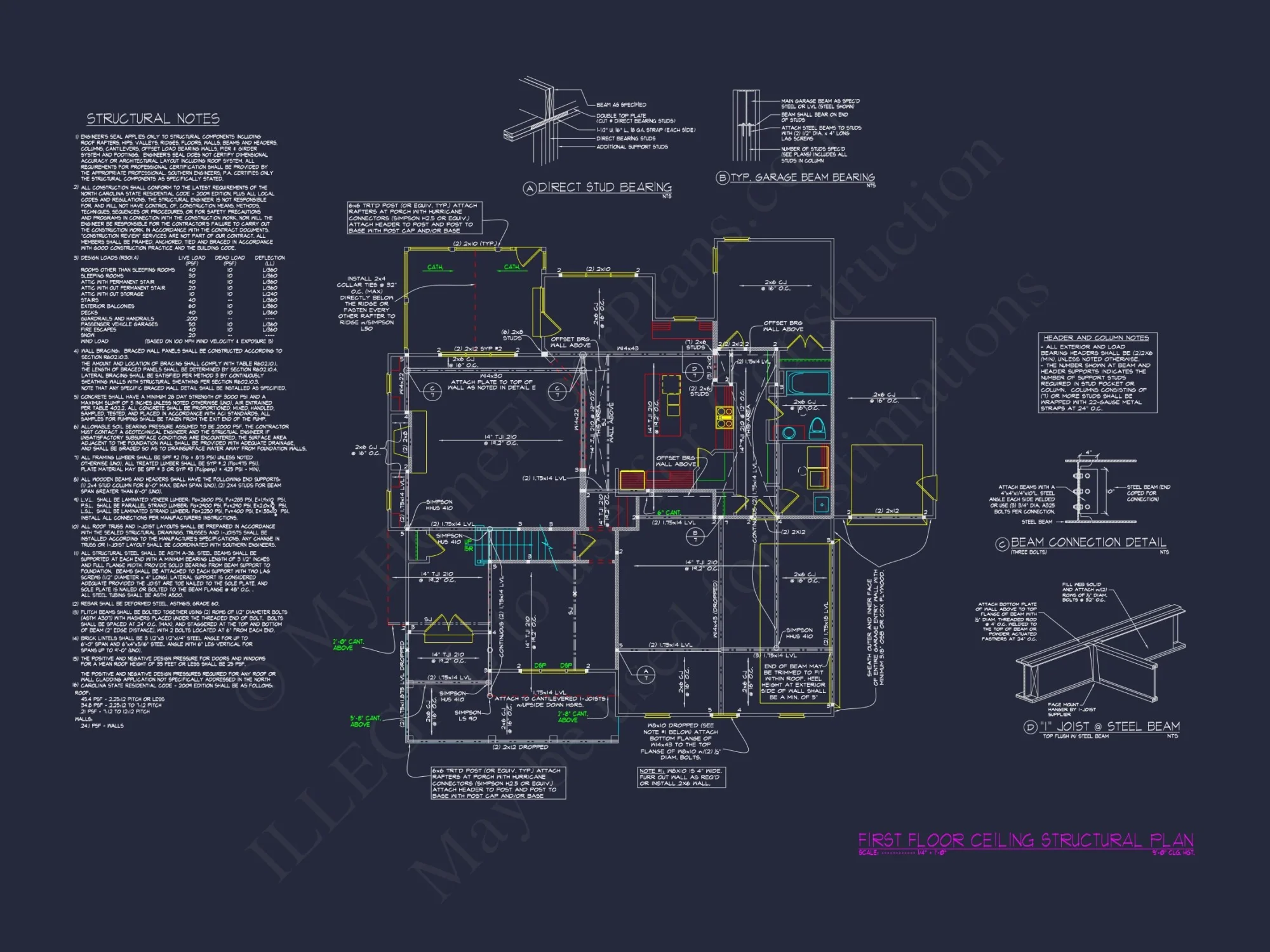 Charming house Plan with 2 Floors, 4 Bedrooms & CAD Blueprints