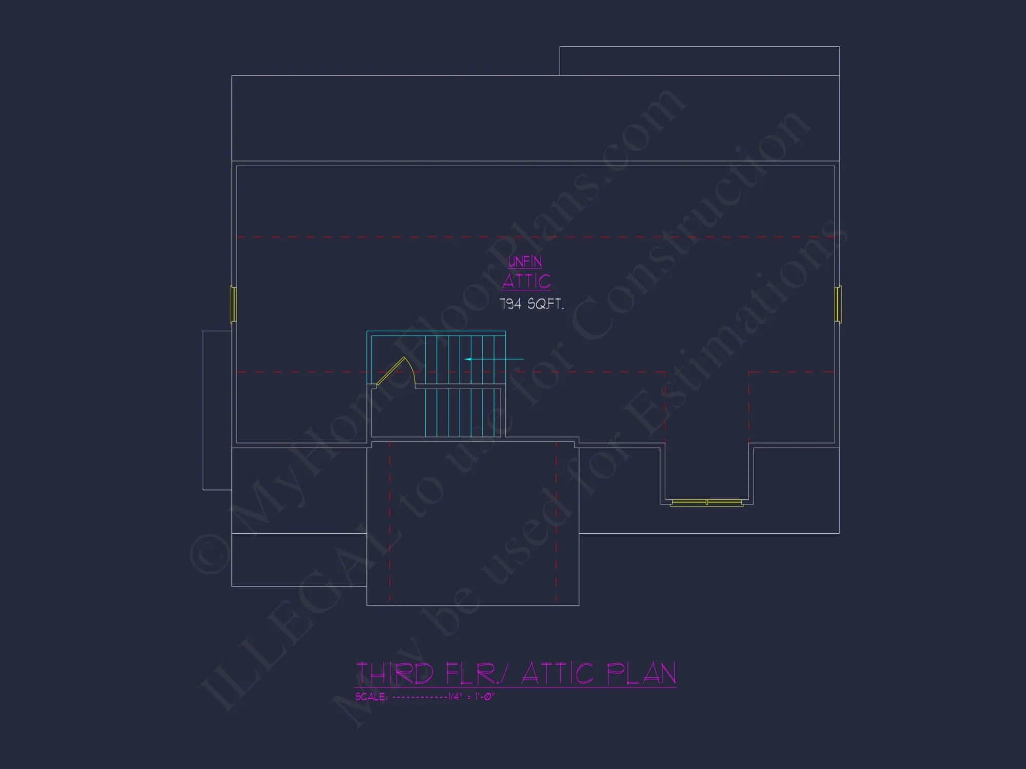 Charming house Plan with 2 Floors, 4 Bedrooms & CAD Blueprints