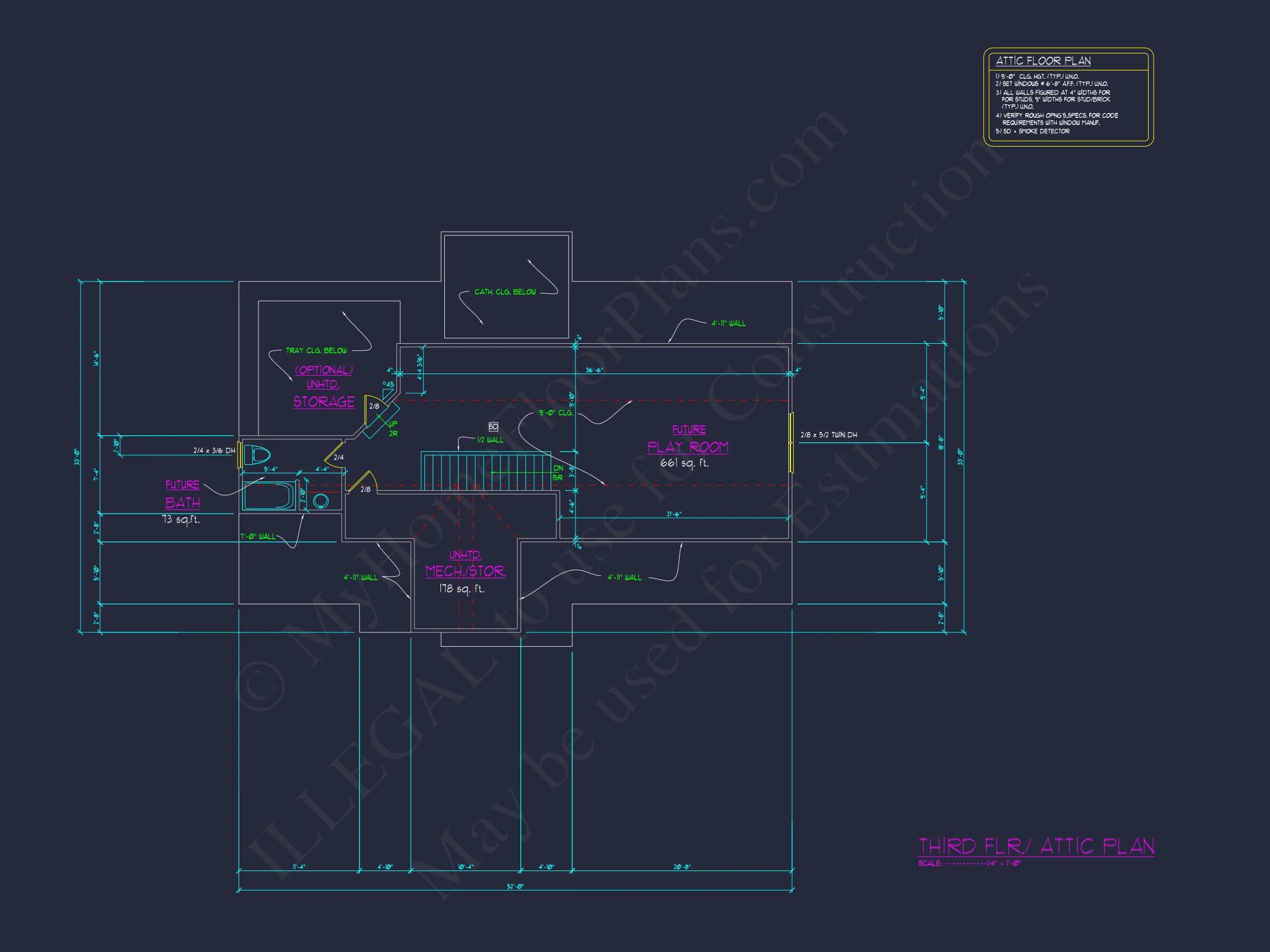 10-1053B HOUSE PLAN - Modern House Floor Plan with 5 Bedrooms, Blueprint & Designs 9 Modern house Floor Plan with 5 Bedrooms, Blueprint & Designs