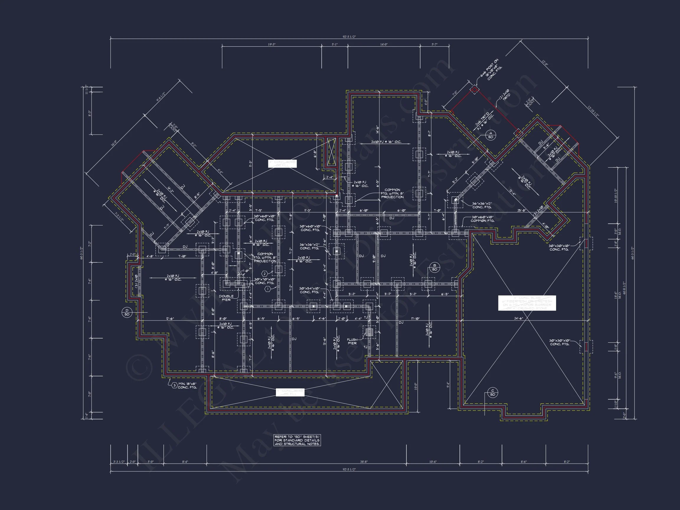 9-1599 HOUSE PLAN - Elegant House Plan: 2-Story Colonial Floor Design with CAD 9 Elegant house Plan: 2-Story Colonial Floor Design with CAD