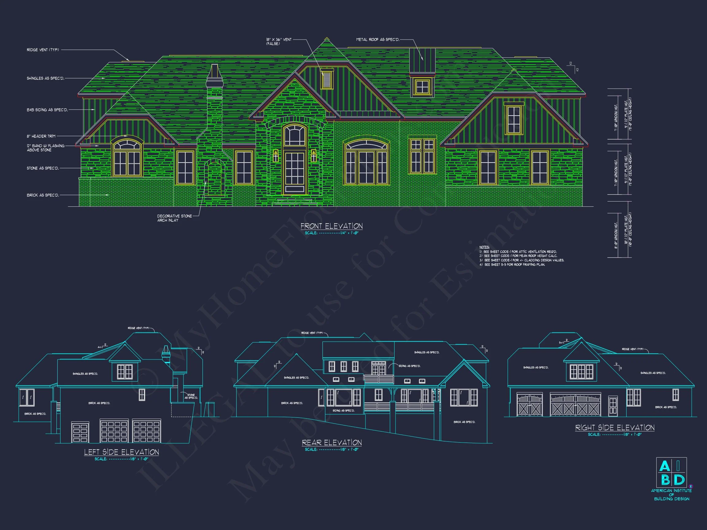 9-1089 HOUSE PLAN - Spacious 2-Story House Plan with CAD Designs & Floor Plans 2 Spacious 2-Story house Plan with CAD Designs & Floor Plans