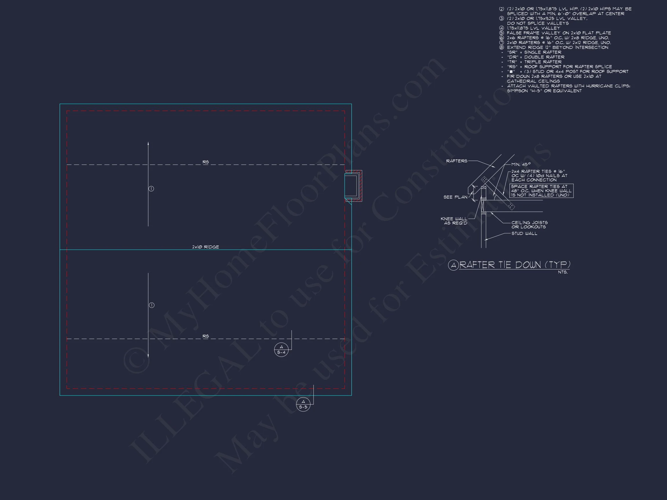 8-1980 HOUSE PLAN - Colonial Revival House Plan with Floor Plans & CAD Designs 24 Colonial Revival house Plan with Floor Plans & CAD Designs