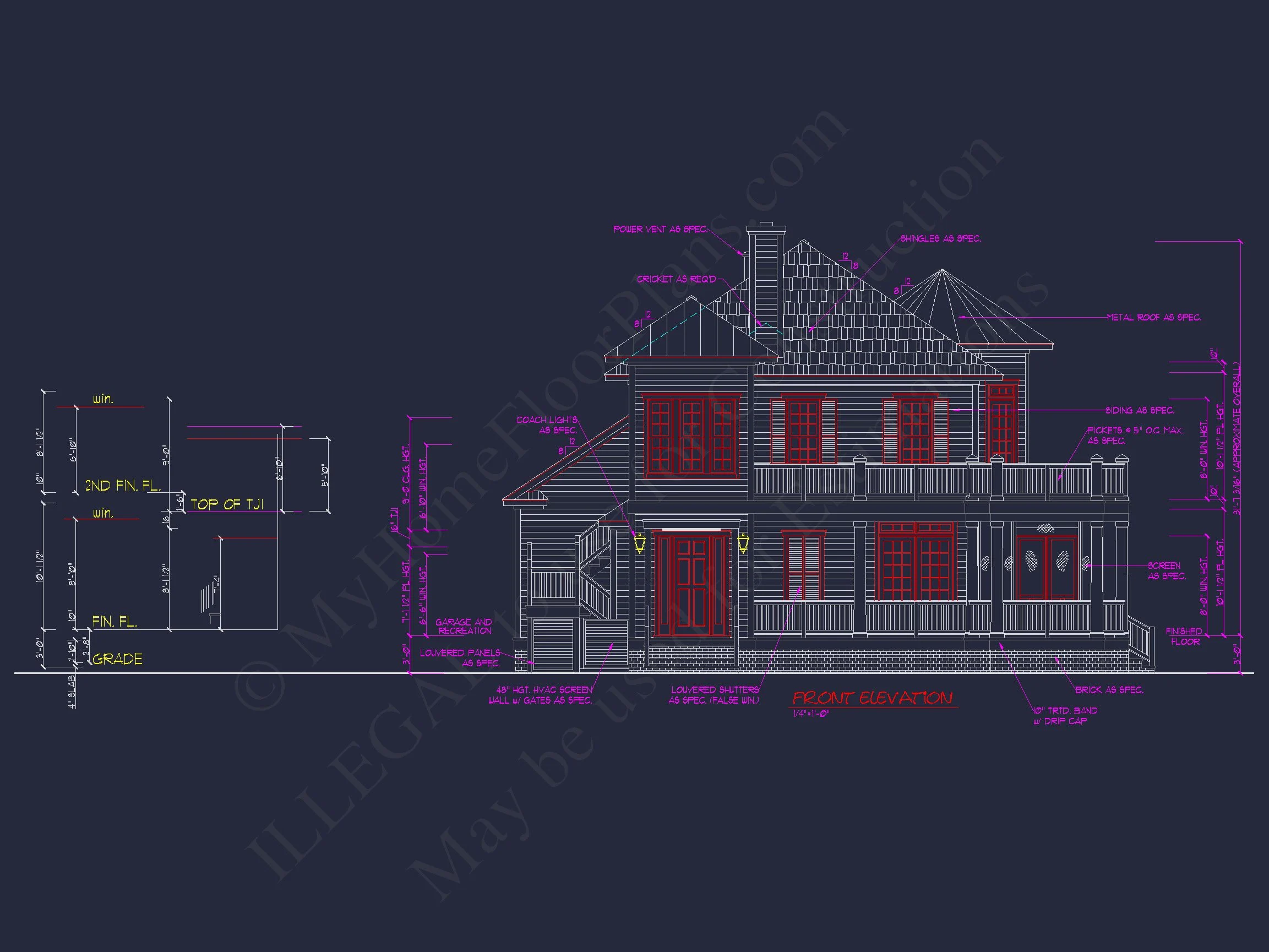 8-1787 HOUSE PLAN - Spacious Southern House Plan with 2-Story Floor Designs 8 Spacious Southern house Plan with 2-Story Floor Designs