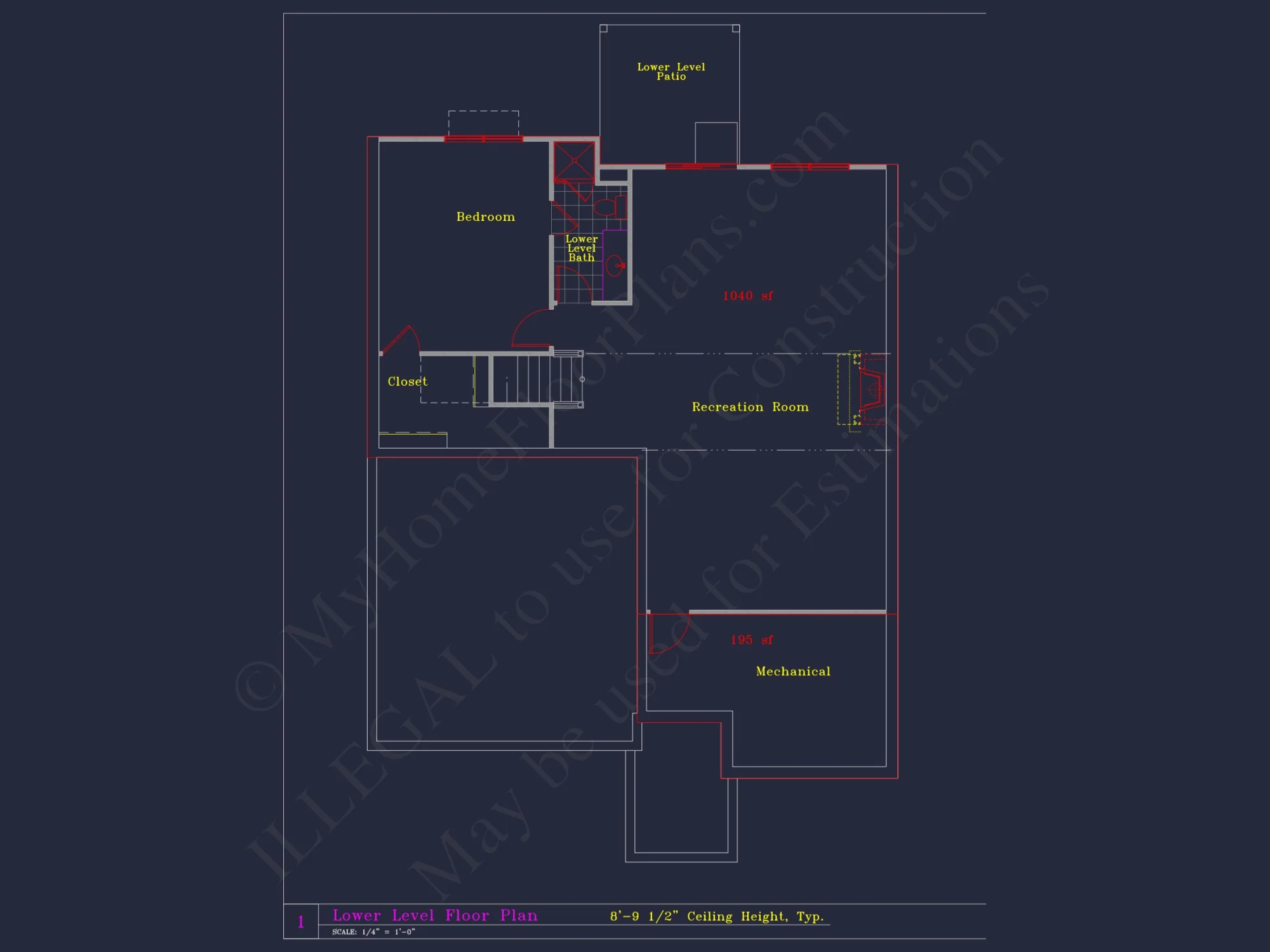 Modern Craftsman house Plan with 4 Beds and 3 Stories