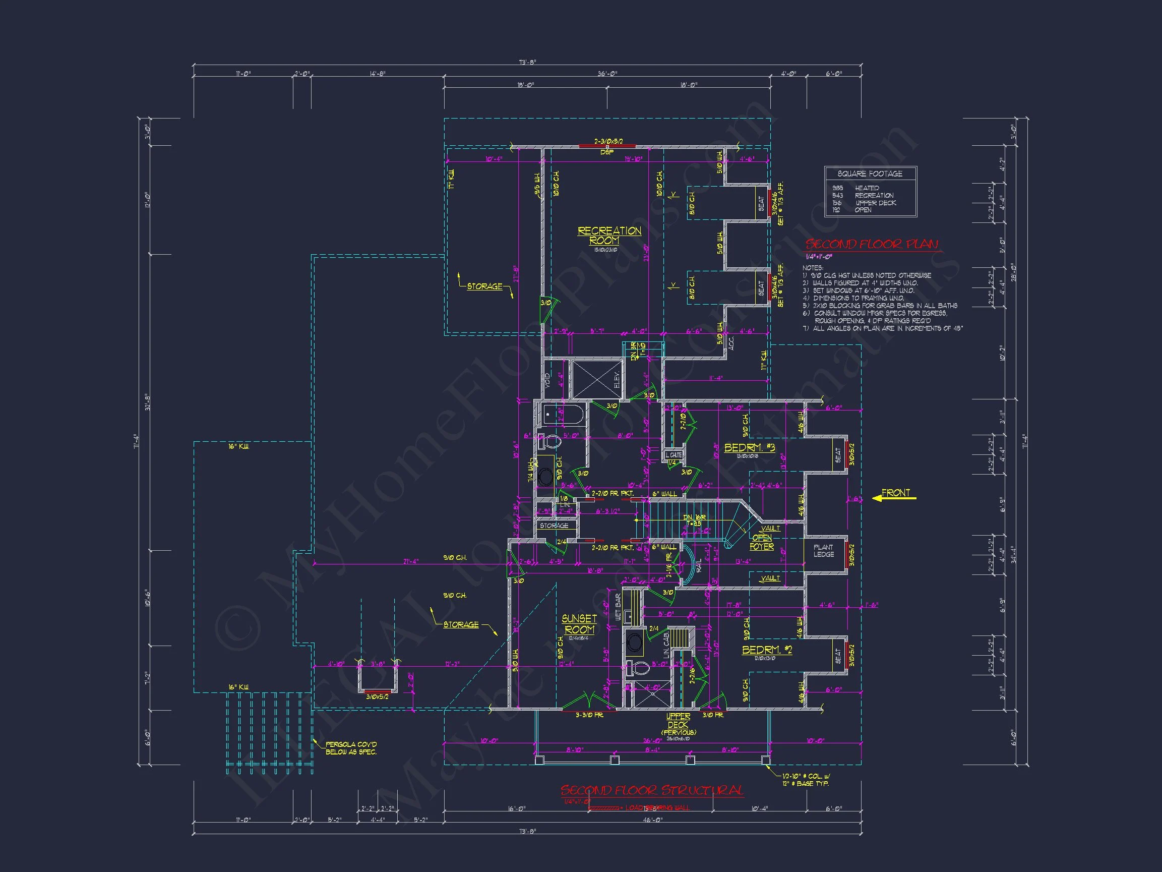 8-1562 HOUSE PLAN - Elegant Southern Farmhouse House Plan with CAD Designs 16 Elegant Southern Farmhouse house Plan with CAD Designs