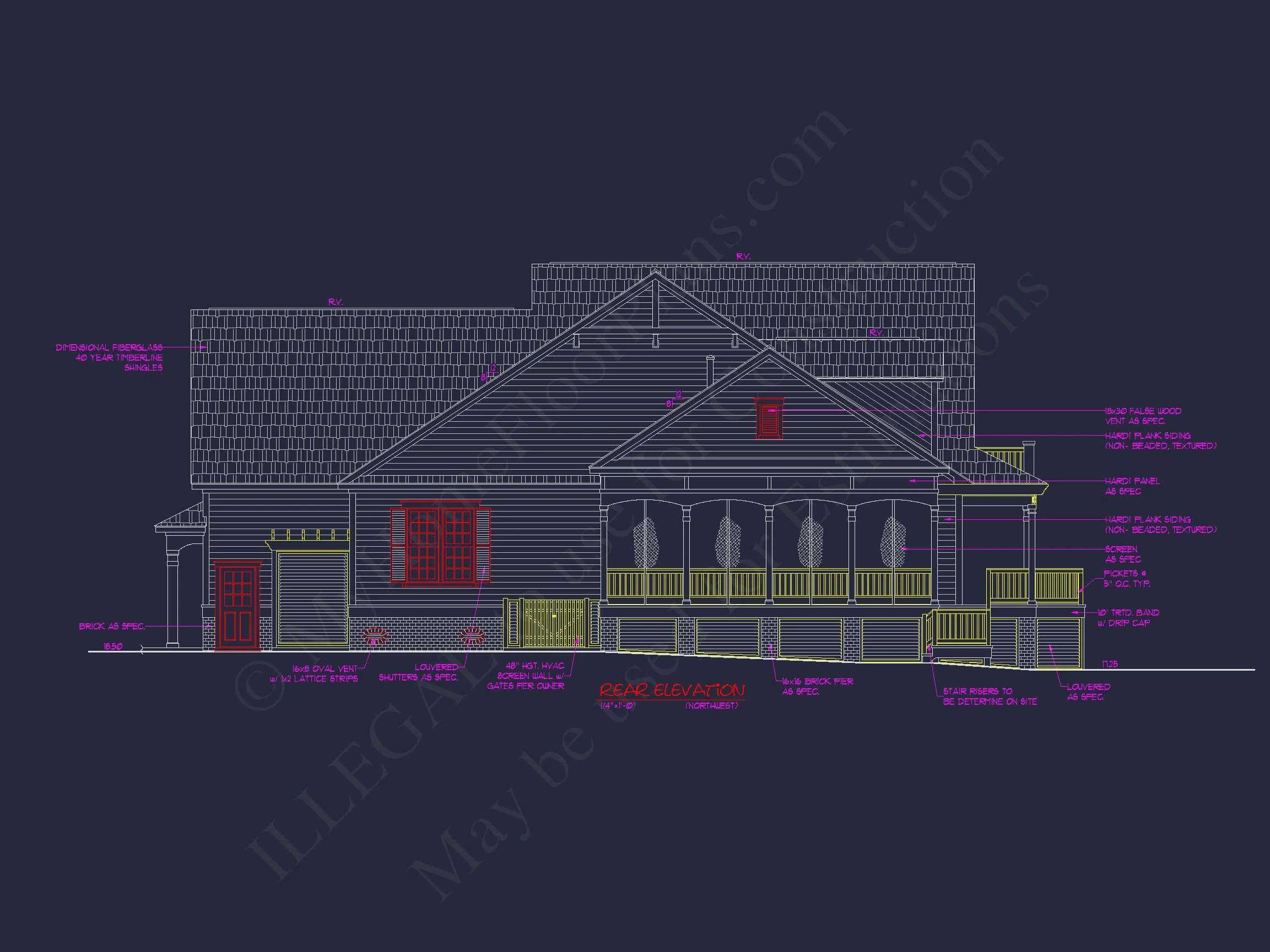 8-1562 HOUSE PLAN - Elegant Southern Farmhouse House Plan with CAD Designs 11 Elegant Southern Farmhouse house Plan with CAD Designs