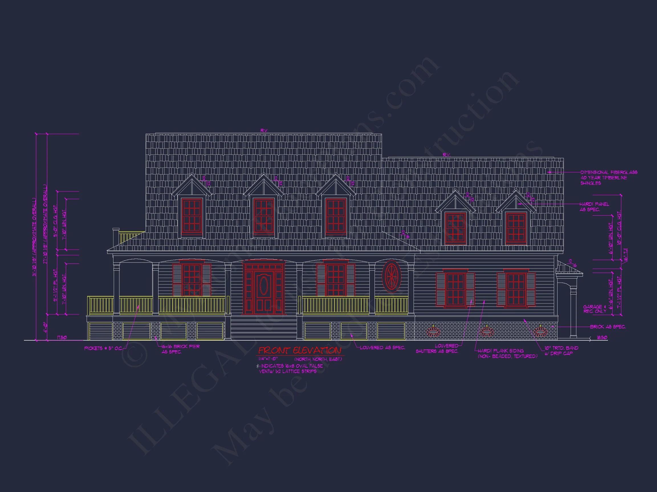 8-1562 HOUSE PLAN - Elegant Southern Farmhouse House Plan with CAD Designs 9 Elegant Southern Farmhouse house Plan with CAD Designs