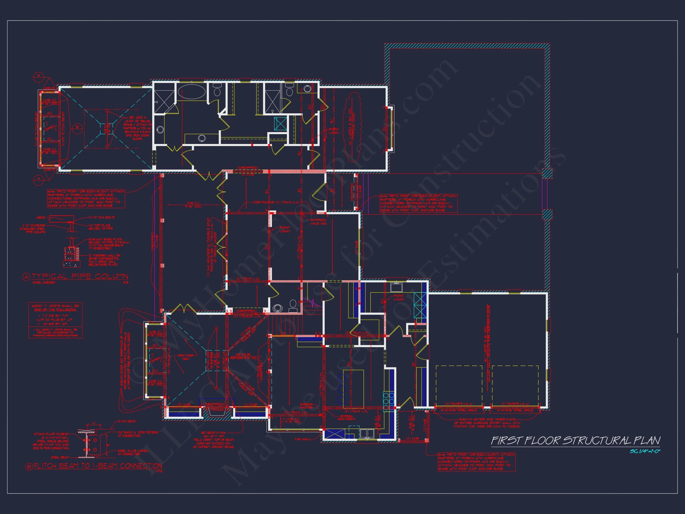 8-1454 HOUSE PLAN - Elegant House Design: Floor Plan & Blueprint CAD for Architects 76 Elegant house Design: Floor Plan & Blueprint CAD for Architects