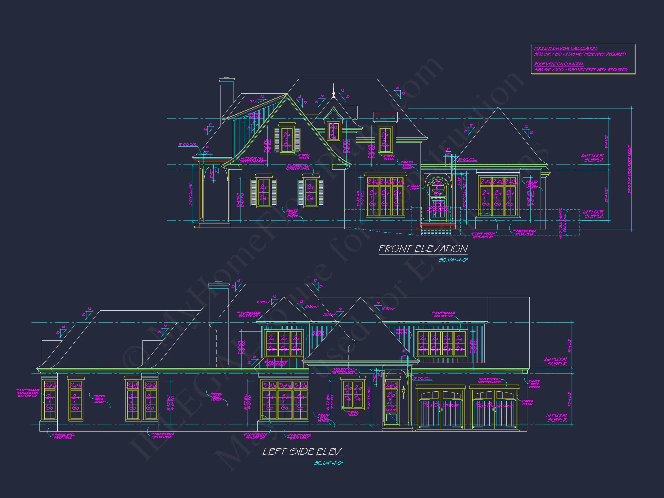 8-1454 HOUSE PLAN - Elegant House Design: Floor Plan & Blueprint CAD for Architects 65 Elegant house Design: Floor Plan & Blueprint CAD for Architects