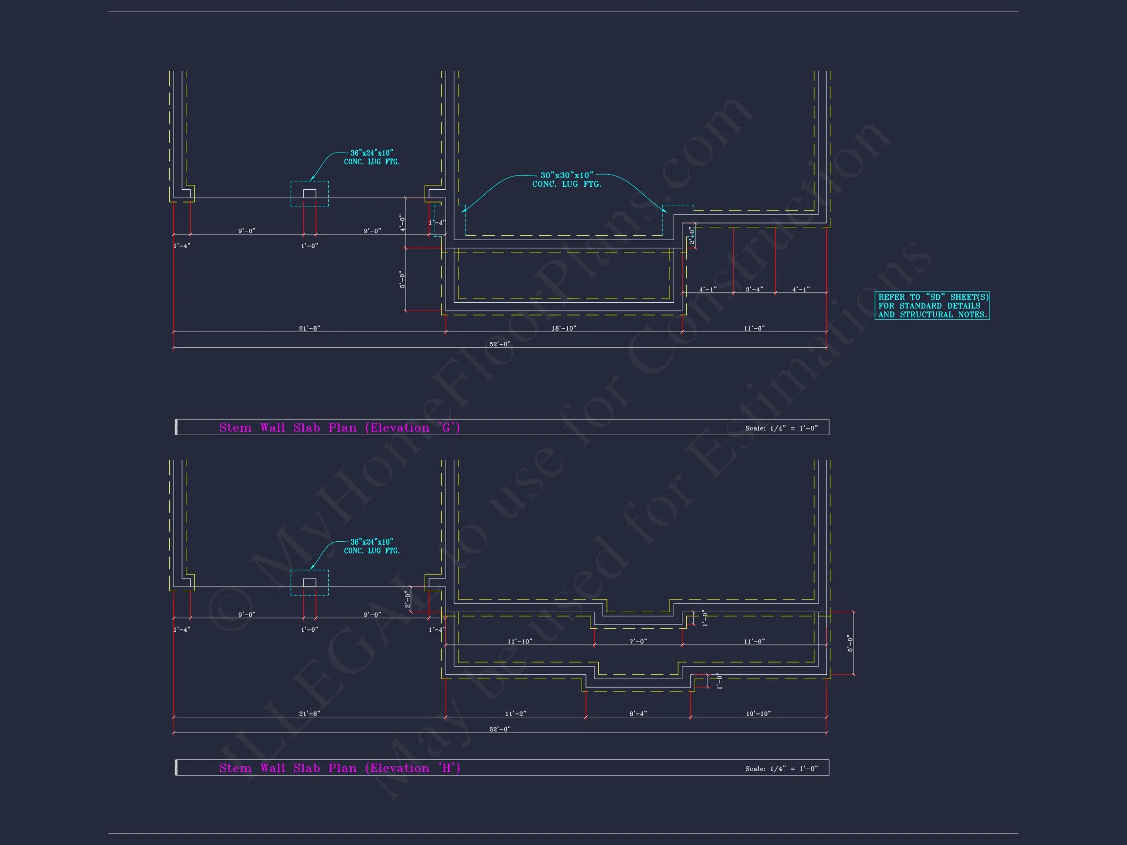 8-1394 HOUSE PLAN - Colonial Revival House Plan - 4 Bed, 4 Bath, with CAD Designs 48 Colonial Revival house Plan - 4 Bed, 4 Bath, with CAD Designs