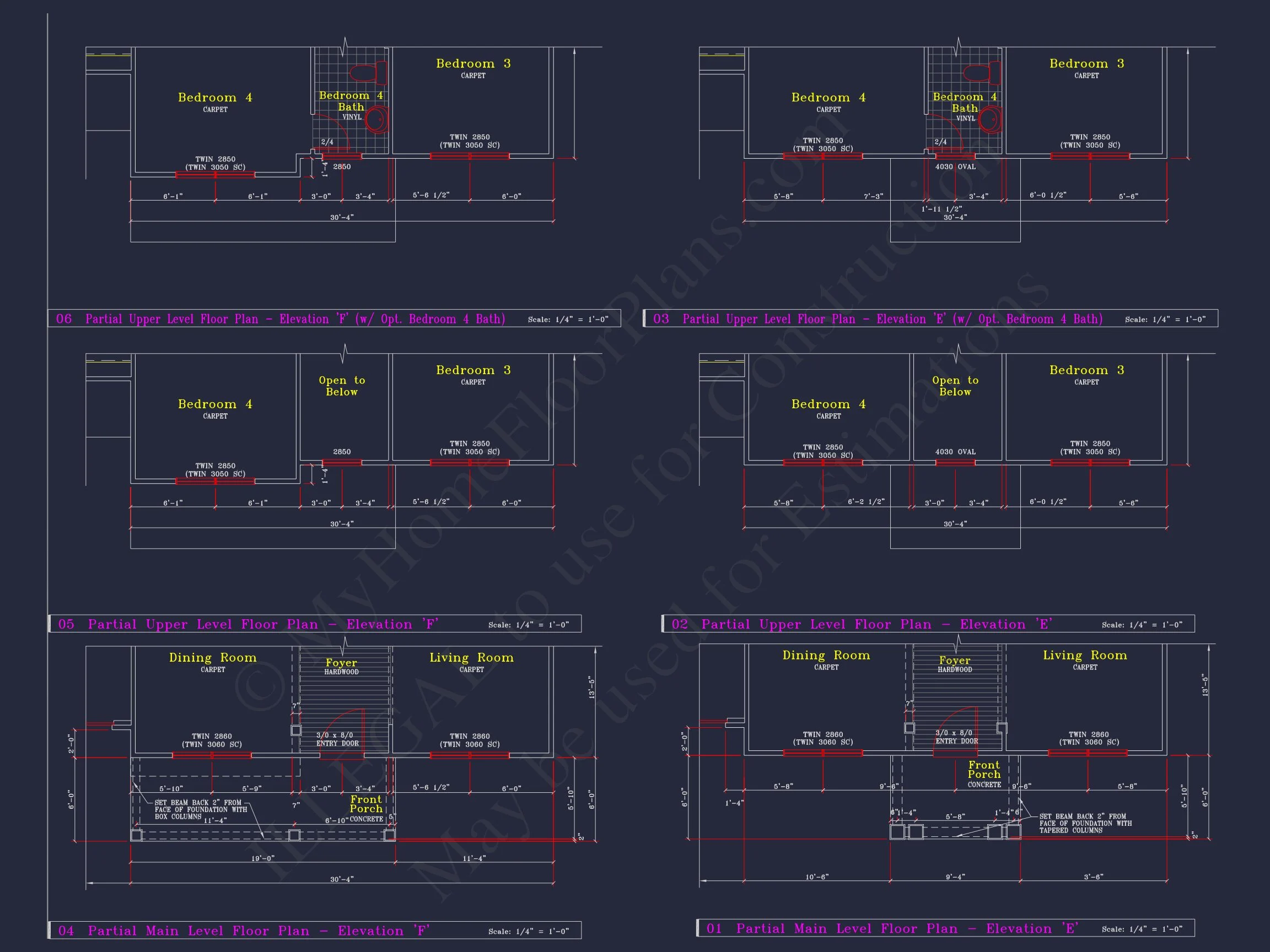 8-1394 HOUSE PLAN - Colonial Revival House Plan - 4 Bed, 4 Bath, with CAD Designs 27 Colonial Revival house Plan - 4 Bed, 4 Bath, with CAD Designs