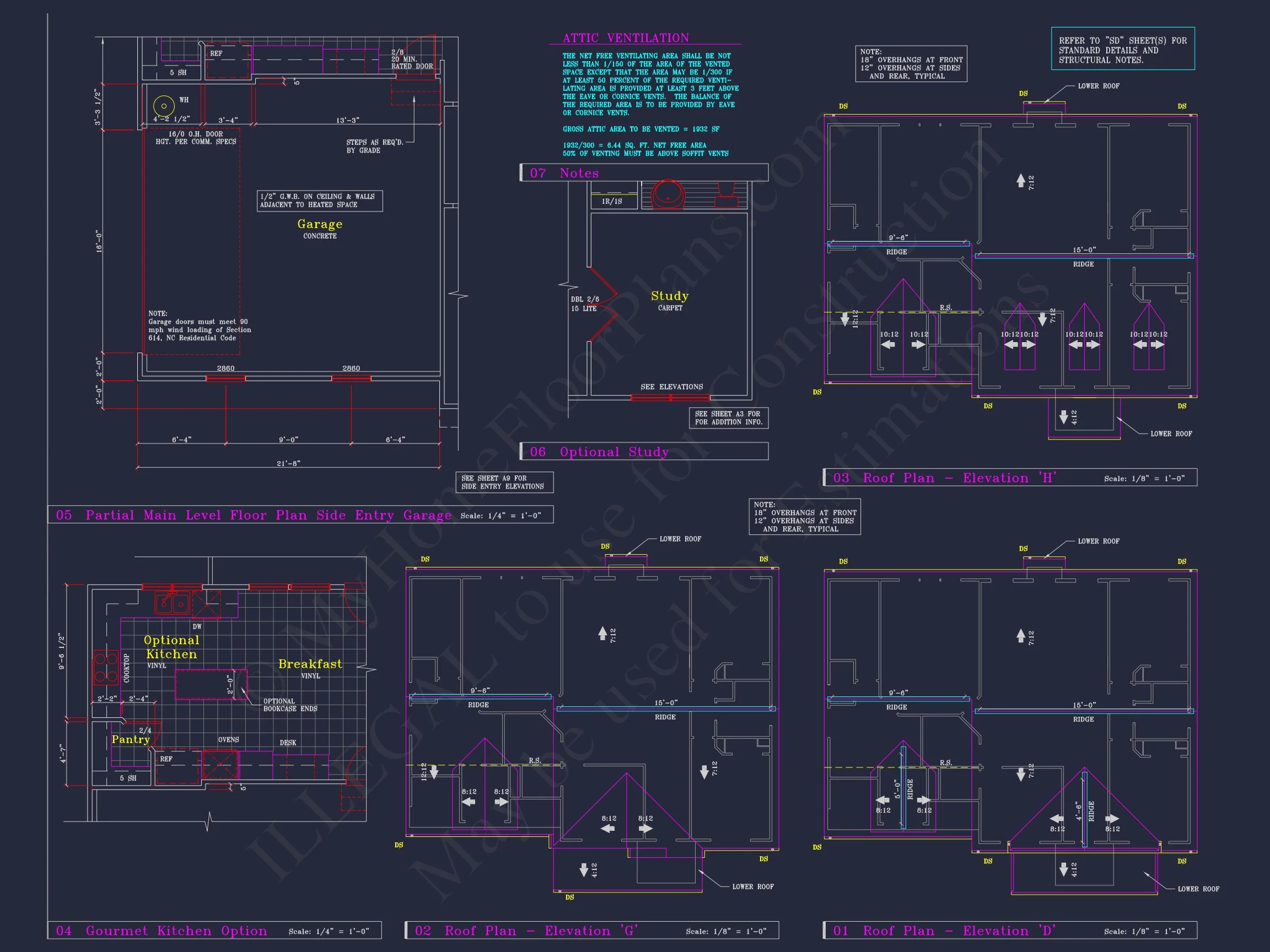 8-1394 HOUSE PLAN - Colonial Revival House Plan - 4 Bed, 4 Bath, with CAD Designs 24 Colonial Revival house Plan - 4 Bed, 4 Bath, with CAD Designs