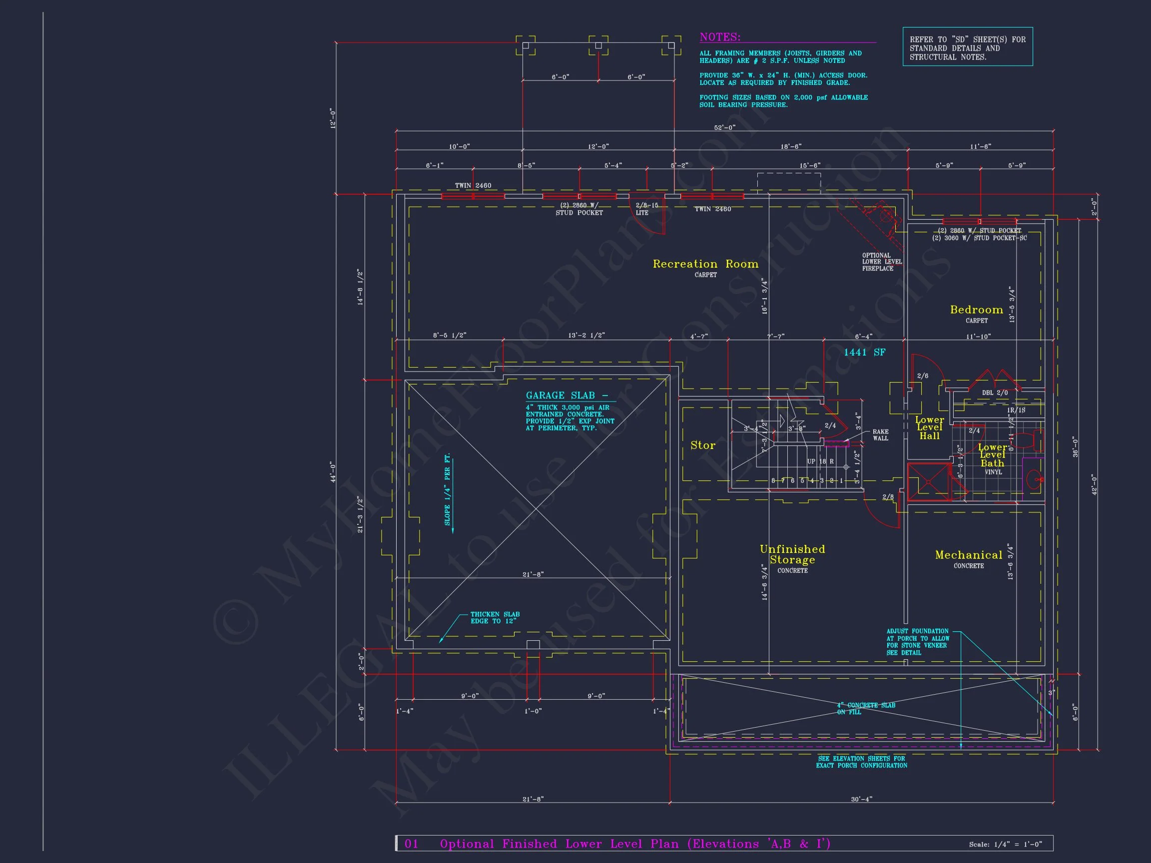 8-1394 HOUSE PLAN - Colonial Revival House Plan - 4 Bed, 4 Bath, with CAD Designs 20 Colonial Revival house Plan - 4 Bed, 4 Bath, with CAD Designs
