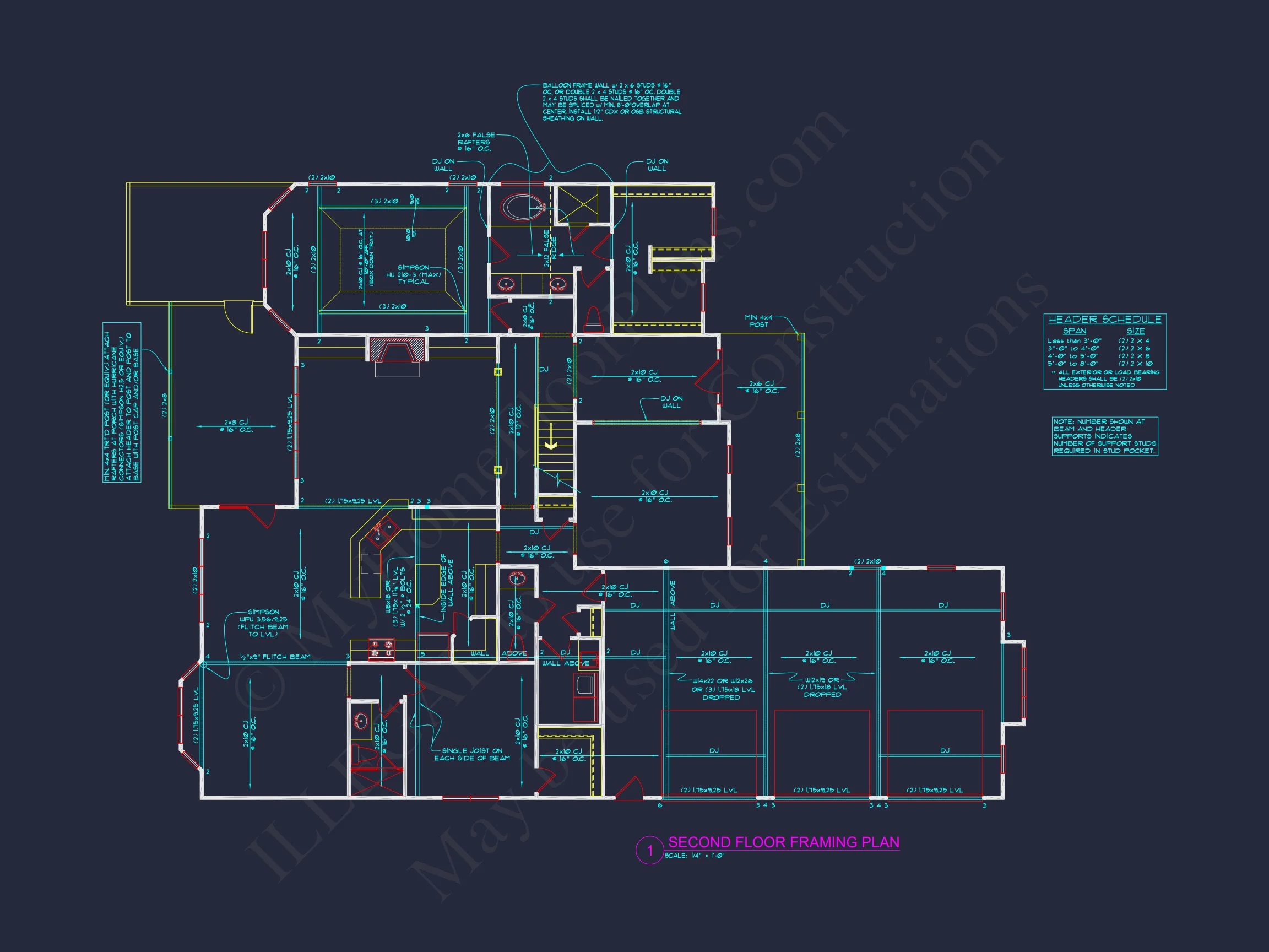 7-2278 HOUSE PLAN - Spacious 2-Story House Plan: CAD-Ready Floor Plan Design 15 Spacious 2-Story house Plan: CAD-Ready Floor Plan Design