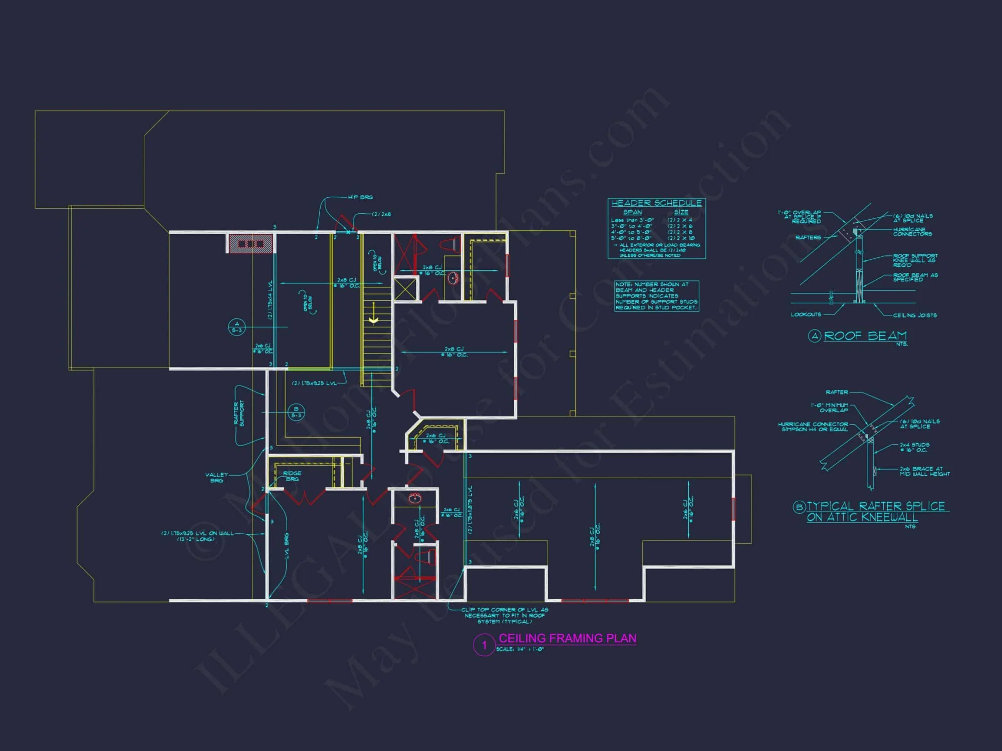 Spacious 2-Story house Plan: CAD-Ready Floor Plan Design