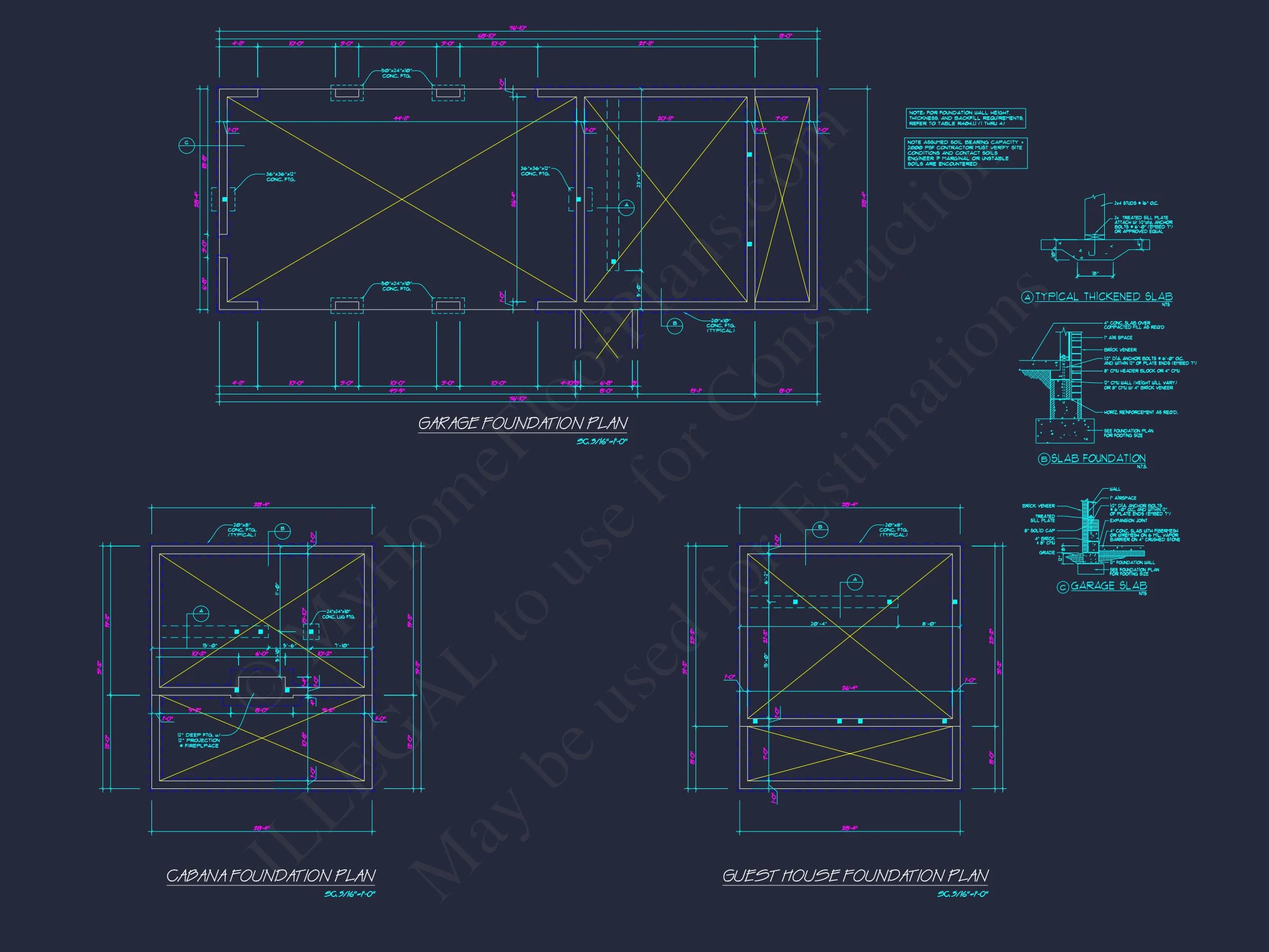 7-1006 HOUSE PLAN - Georgian Home Plan - 4-Bed, 4-Bath, 6,293 SF 19 Elegant Georgian house Plan