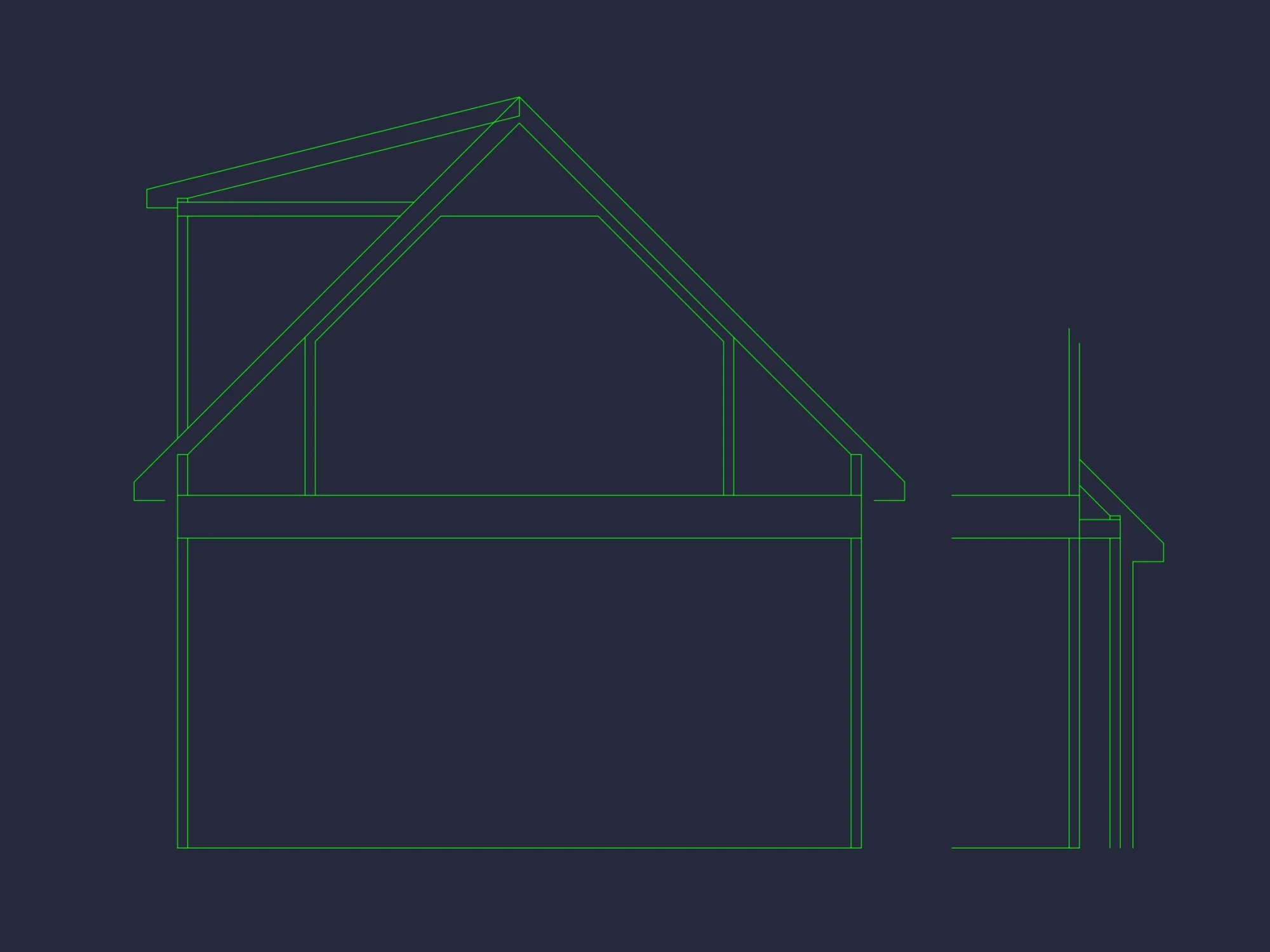 Spacious house Floor Plan with CAD Layout, Architecture Designs