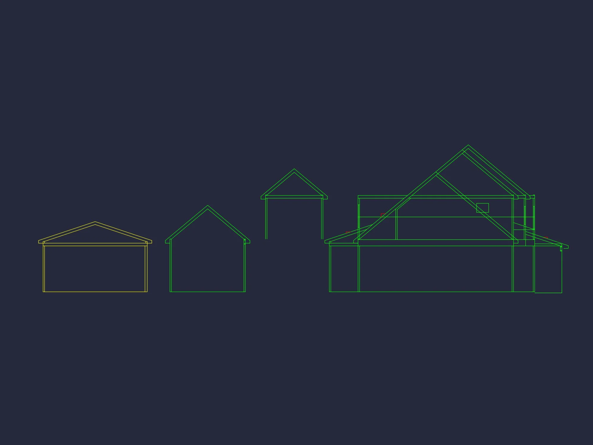 Spacious house Floor Plan with CAD Layout, Architecture Designs
