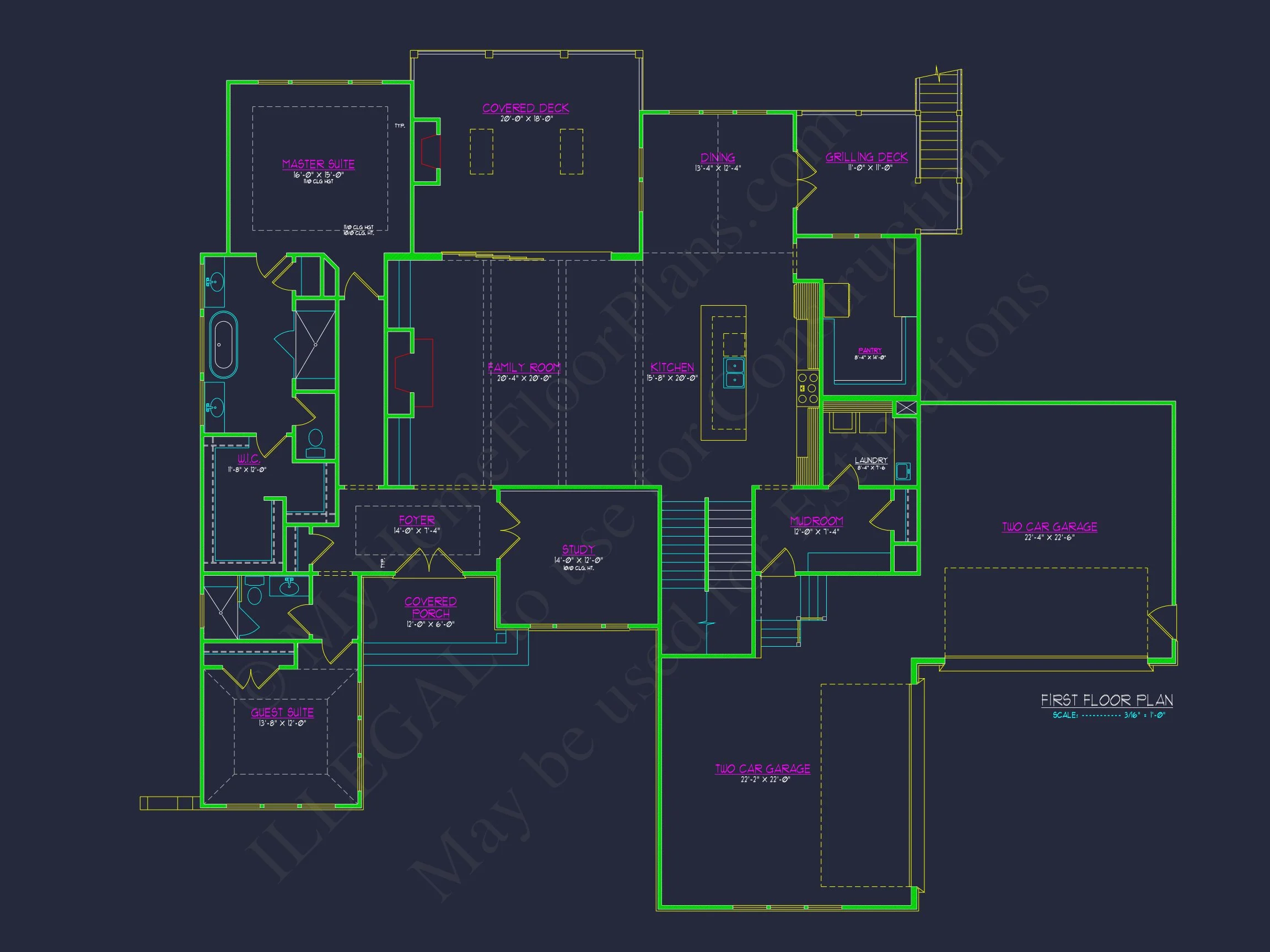20-1082 HOUSE PLAN - Spacious Transitional House Plan with 5, 903 Sq. Ft. Design 12 Spacious Transitional house Plan with 5, 903 Sq. Ft. Design