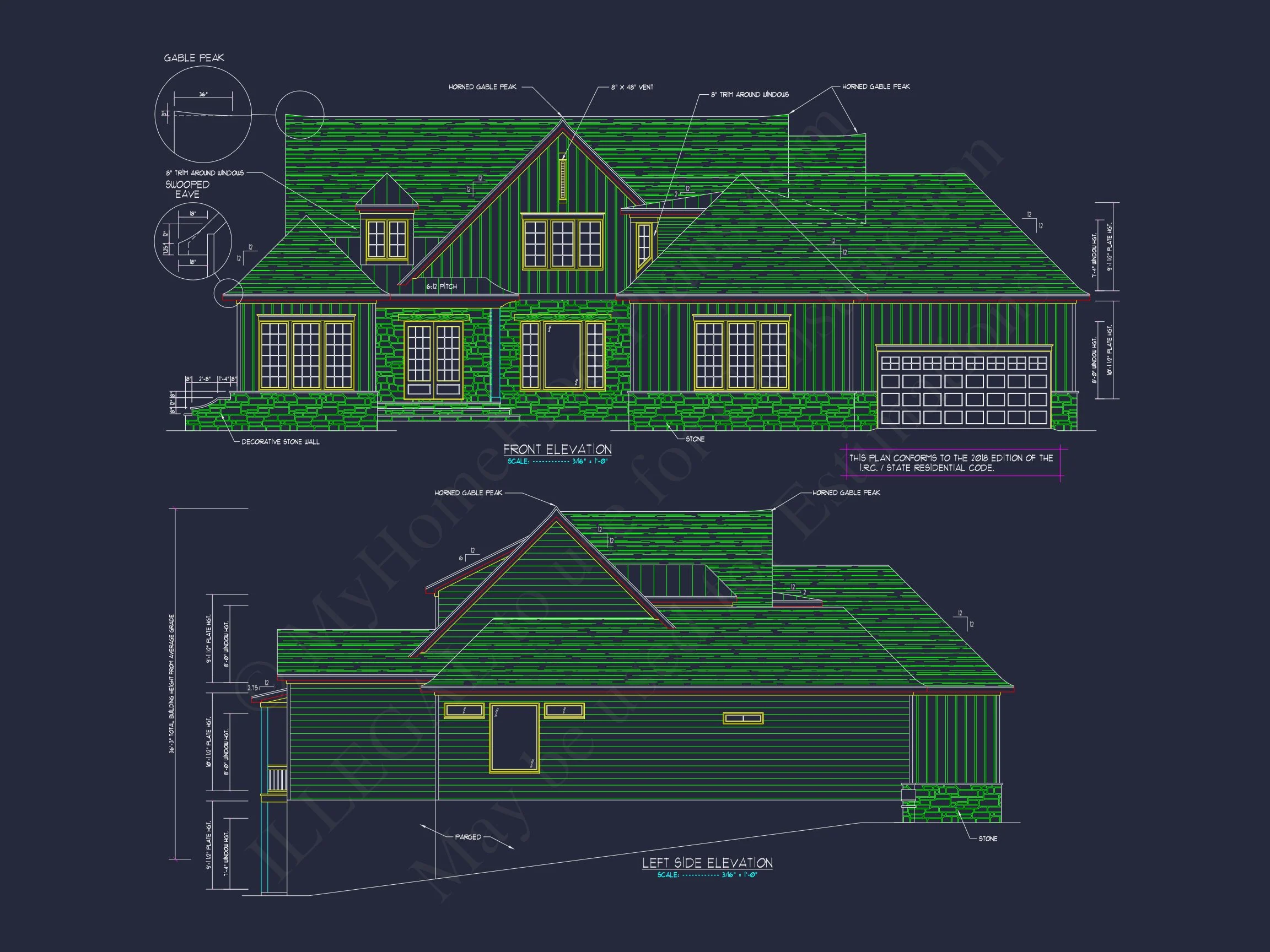 20-1082 HOUSE PLAN - Spacious Transitional House Plan with 5, 903 Sq. Ft. Design 8 Spacious Transitional house Plan with 5, 903 Sq. Ft. Design
