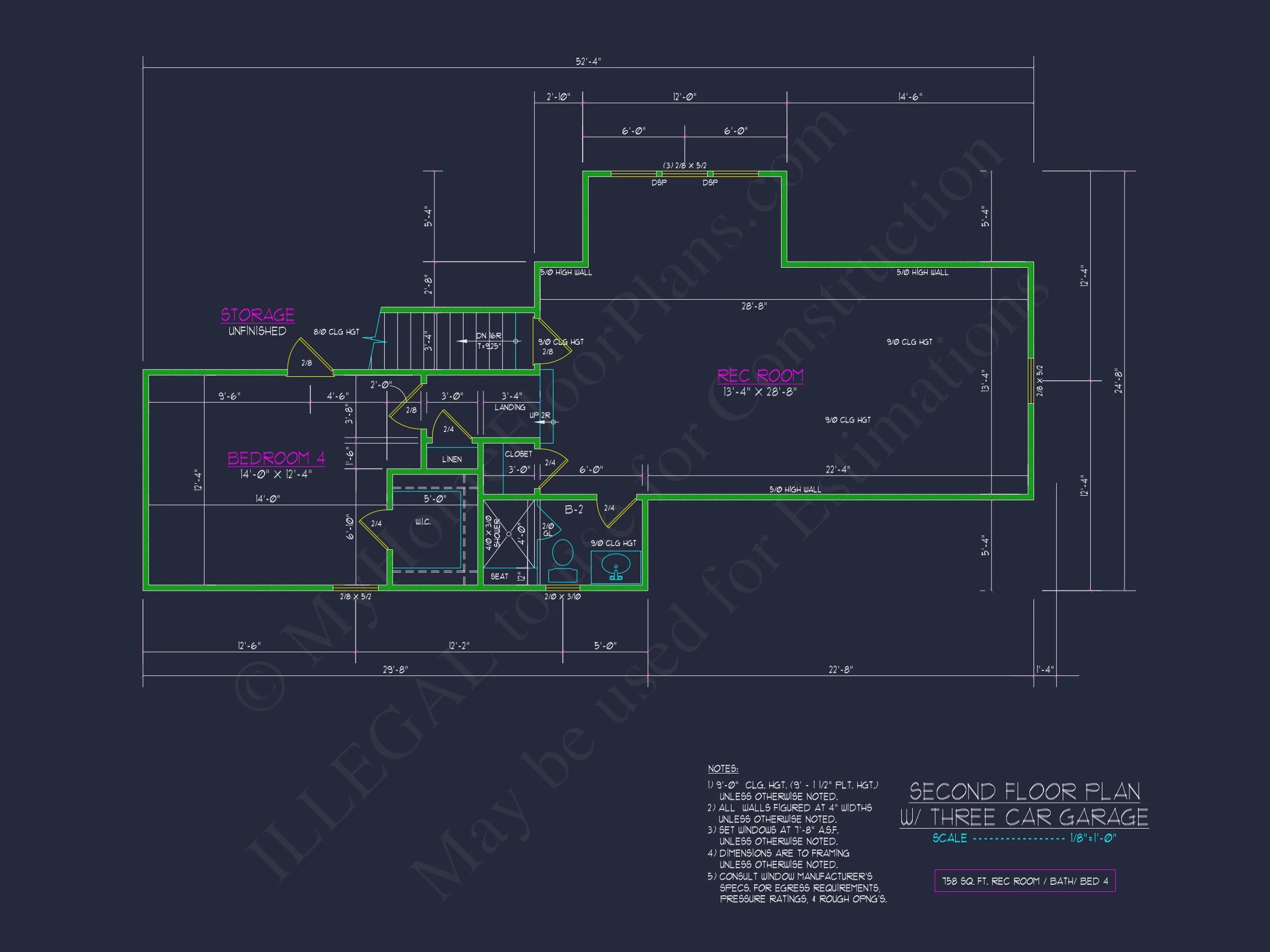 19-2481 HOUSE PLAN - Modern House Floor Plan with CAD Blueprint for 2-Story Design 10 Modern house Floor Plan with CAD Blueprint for 2-Story Design