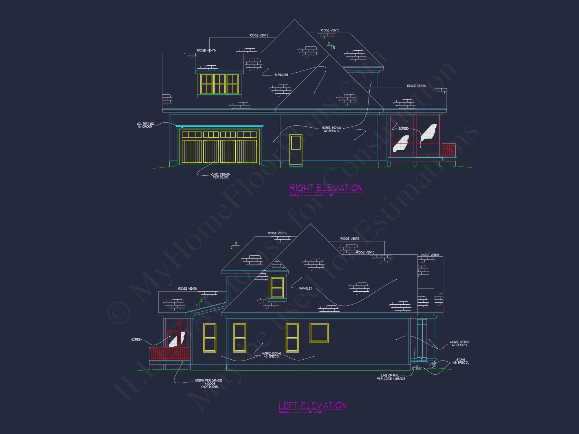 Beautiful house Plan with Detailed Floor Plan and CAD Designs