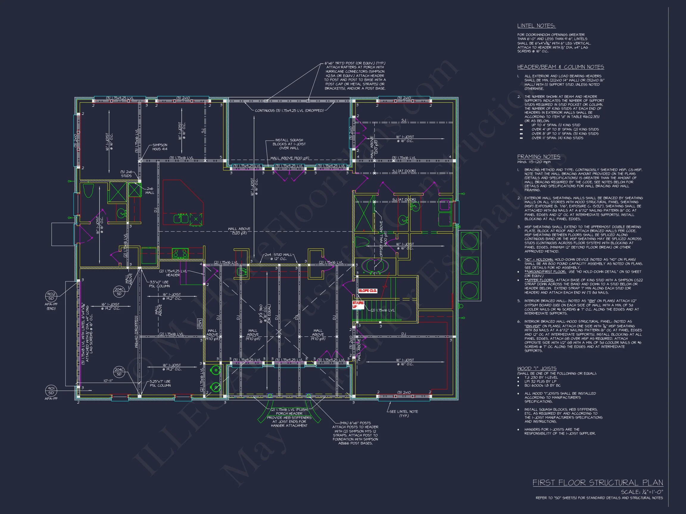 19-1282 HOUSE PLAN - Beautiful House Plan with 2 Floors, CAD Blueprints & Designs 15 Beautiful house Plan with 2 Floors, CAD Blueprints & Designs