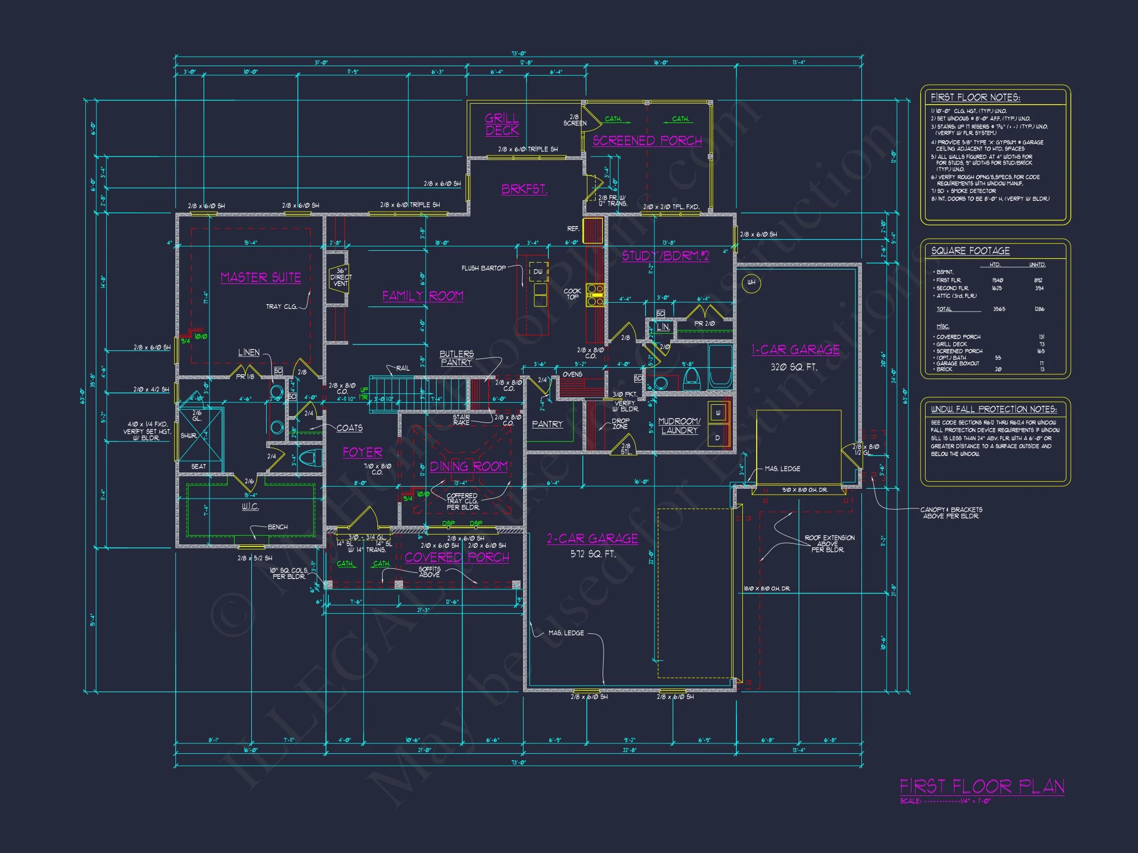 18-1864 HOUSE PLAN - Elegant House Plan with Floor Blueprint and CAD Designs 6 Elegant house Plan with Floor Blueprint and CAD Designs