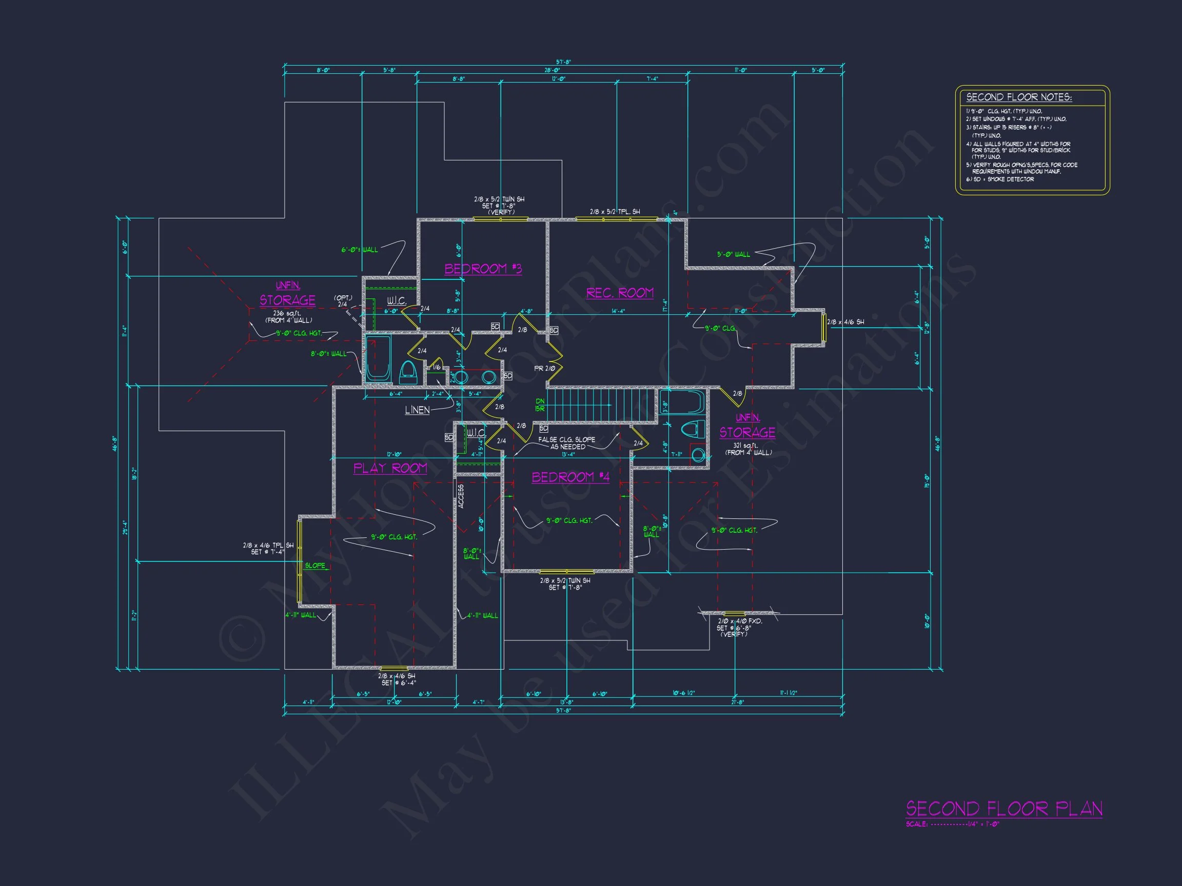18-1824 HOUSE PLAN - Modern Suburban House Floor Plan - CAD Blueprint Designs 36 Modern Suburban house Floor Plan - CAD Blueprint Designs