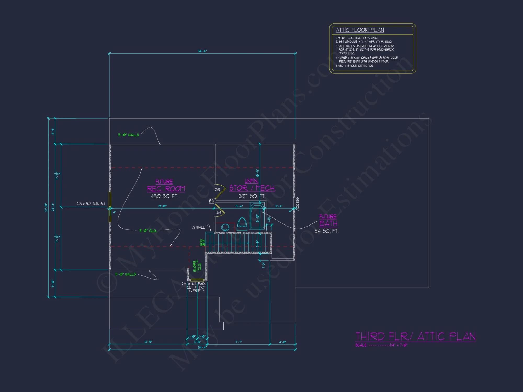Spacious 5-Bedroom house Plan with Detailed CAD Designs