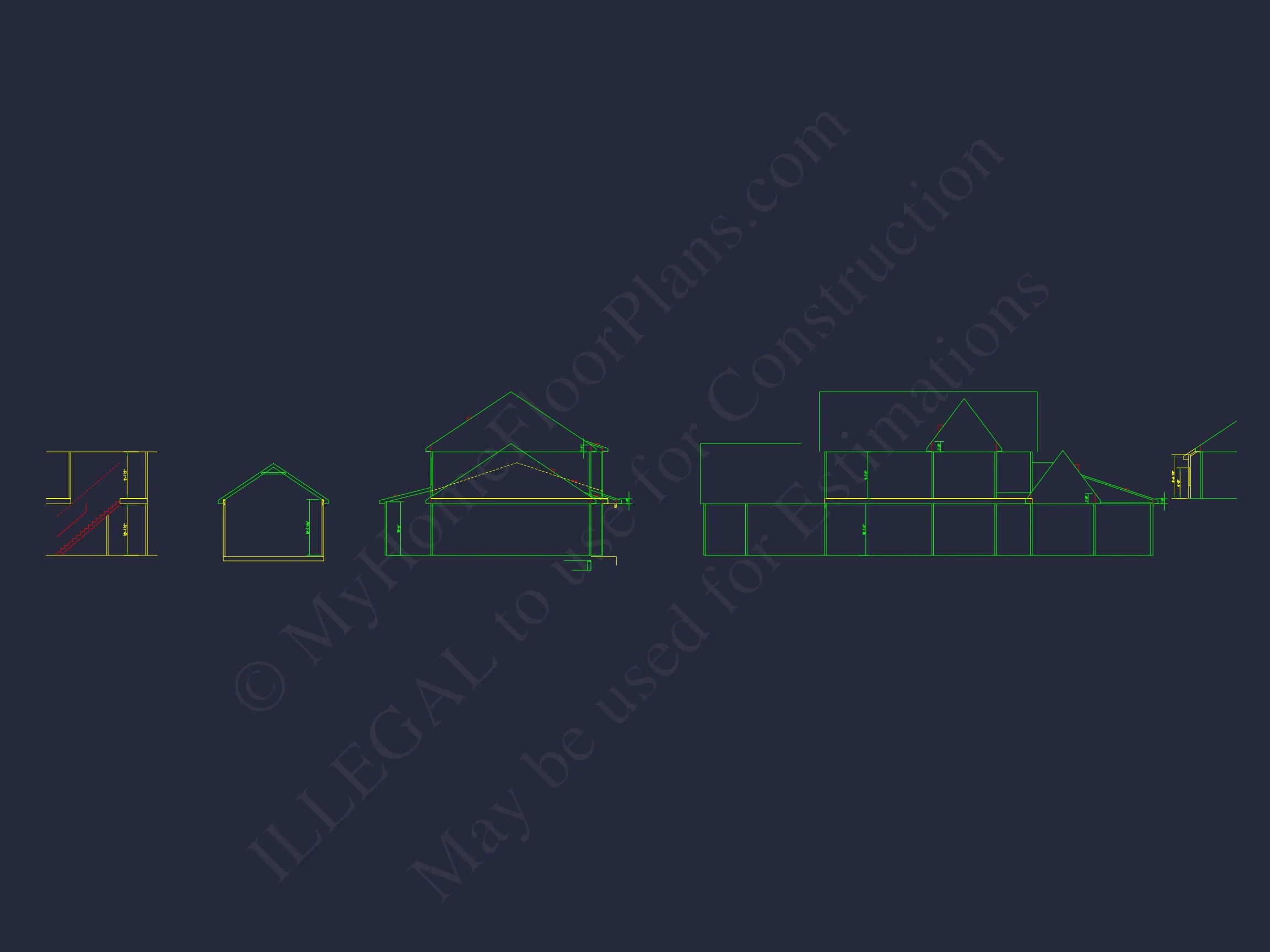 17-2066 HOUSE PLAN - Modern Craftsman House Plan with Detailed Blueprints & CAD Designs 42 Modern Craftsman house Plan with Detailed Blueprints & CAD Designs