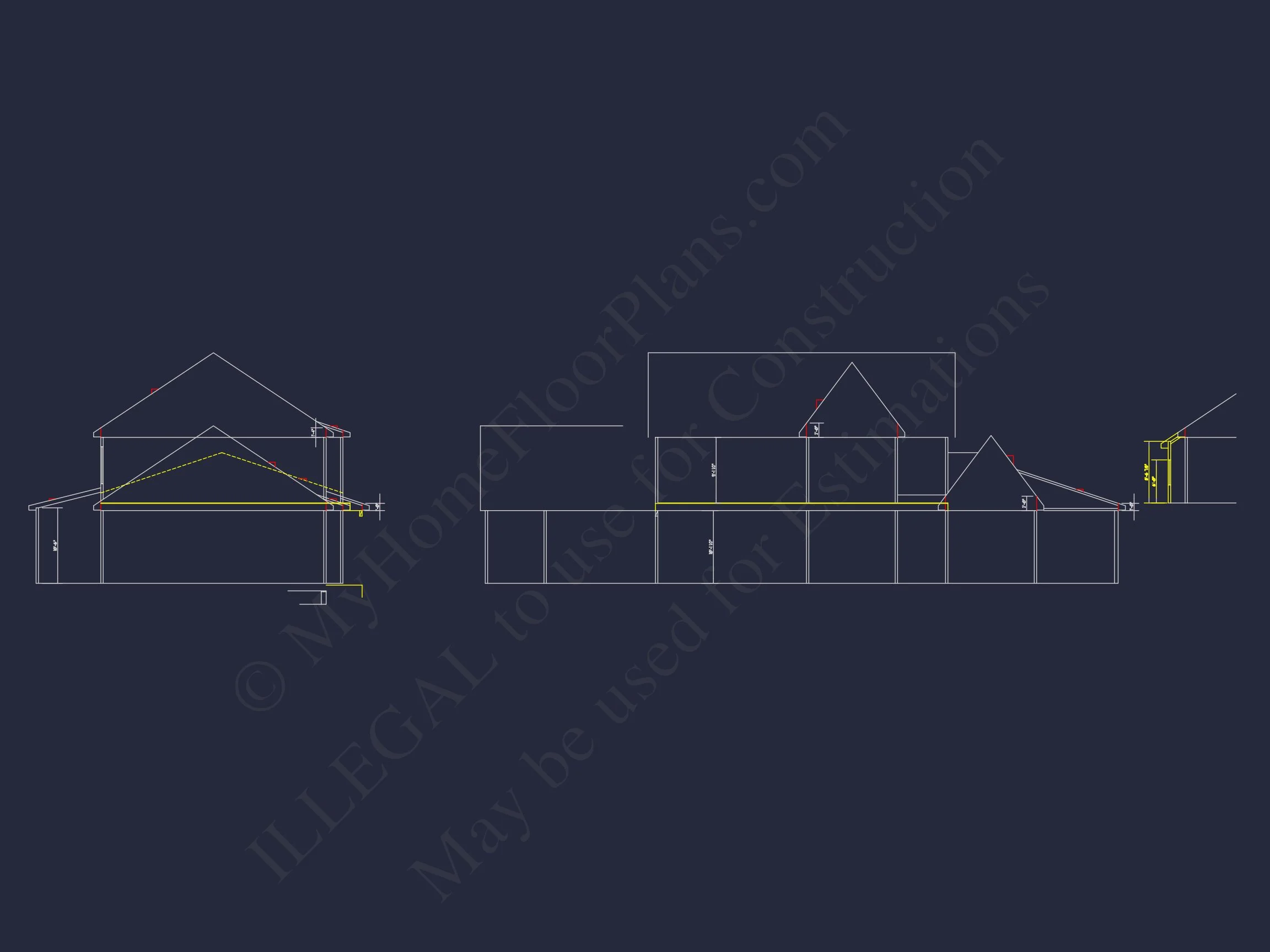 17-2066 HOUSE PLAN - Modern Craftsman House Plan with Detailed Blueprints & CAD Designs 41 Modern Craftsman house Plan with Detailed Blueprints & CAD Designs
